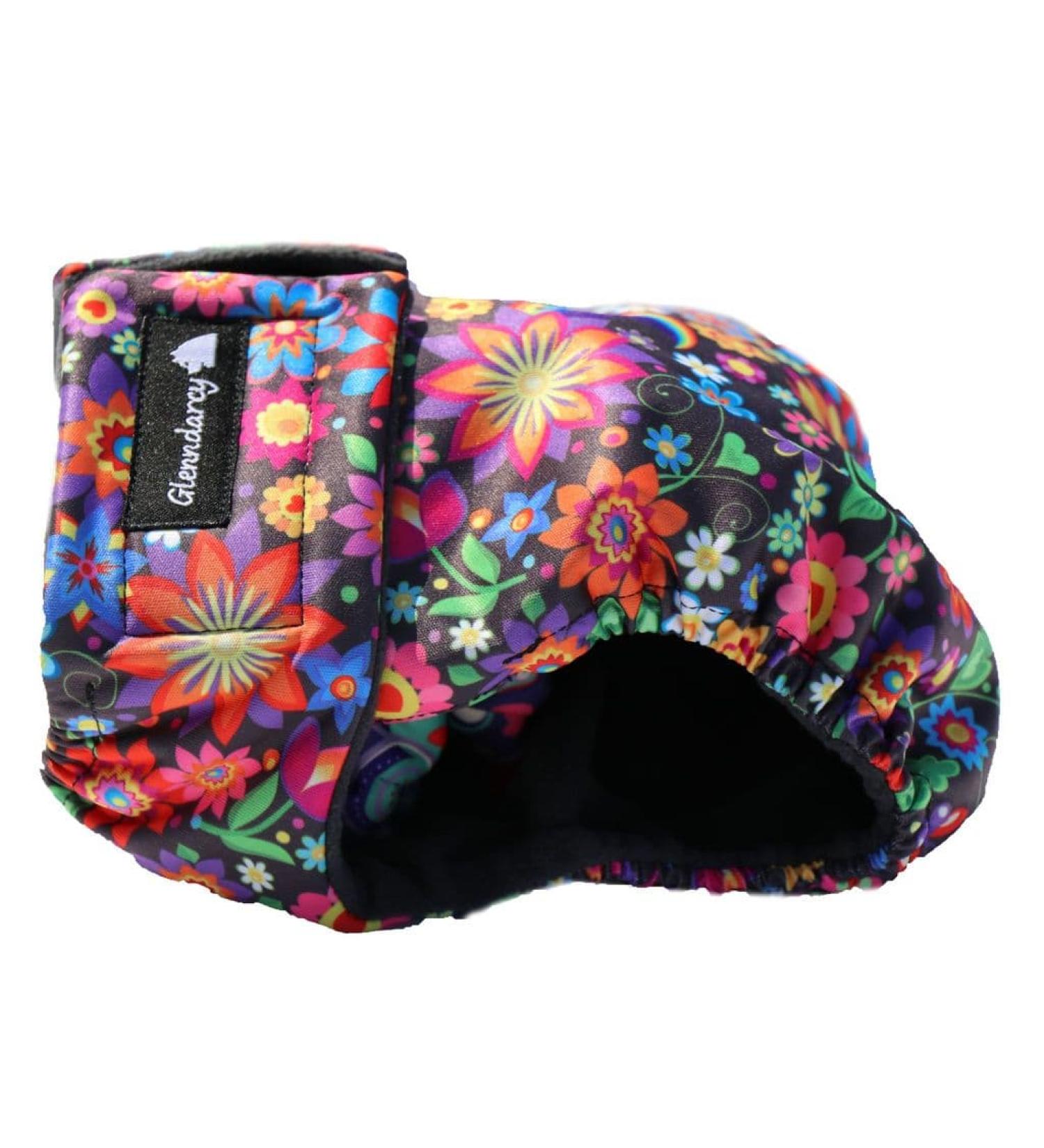 Glenndarcy Dog Diapers for French Bulldogs - No Tail Hole Medium Size Floral Design - Perfect for International Shipping - Buy Online on GoSupps.com