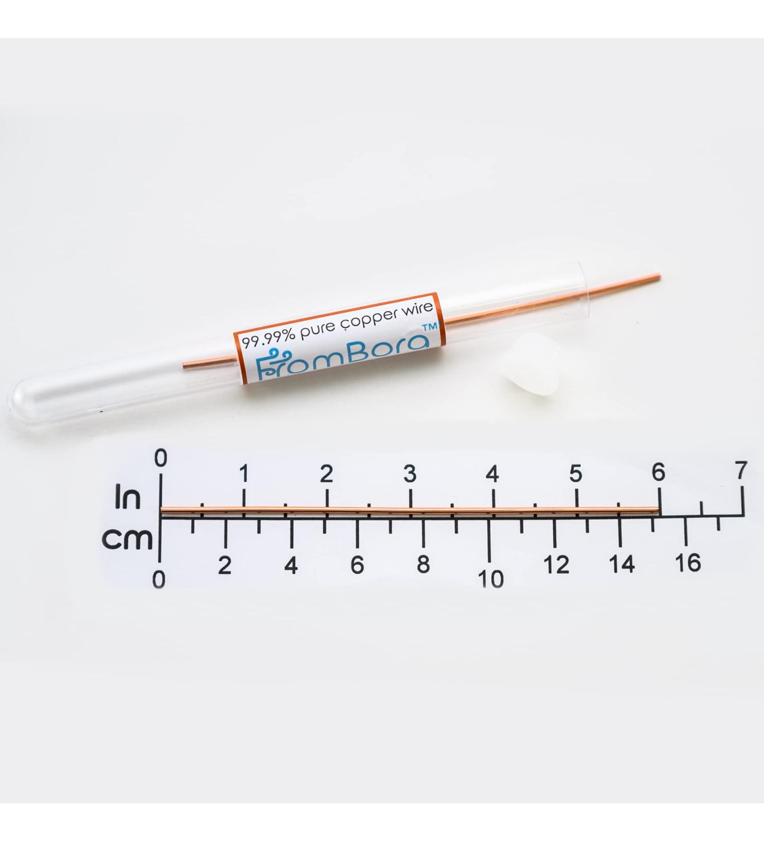 Colloidal Copper Wire - Pair of 10-Gauge 6" Wires for Reliable Colloidal Copper Water Production