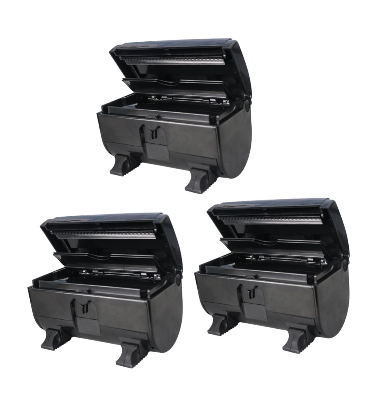 3 Pcs Tin Foil Nail Polish Remover Dispenser Foil Nail Beauty Hairdressing Supplies Barbershop Fold Automatic Equipment Abs Environmental Protection Material Blackx3pcs 17x9cmx3pcs - Buy Online on GoSupps.com