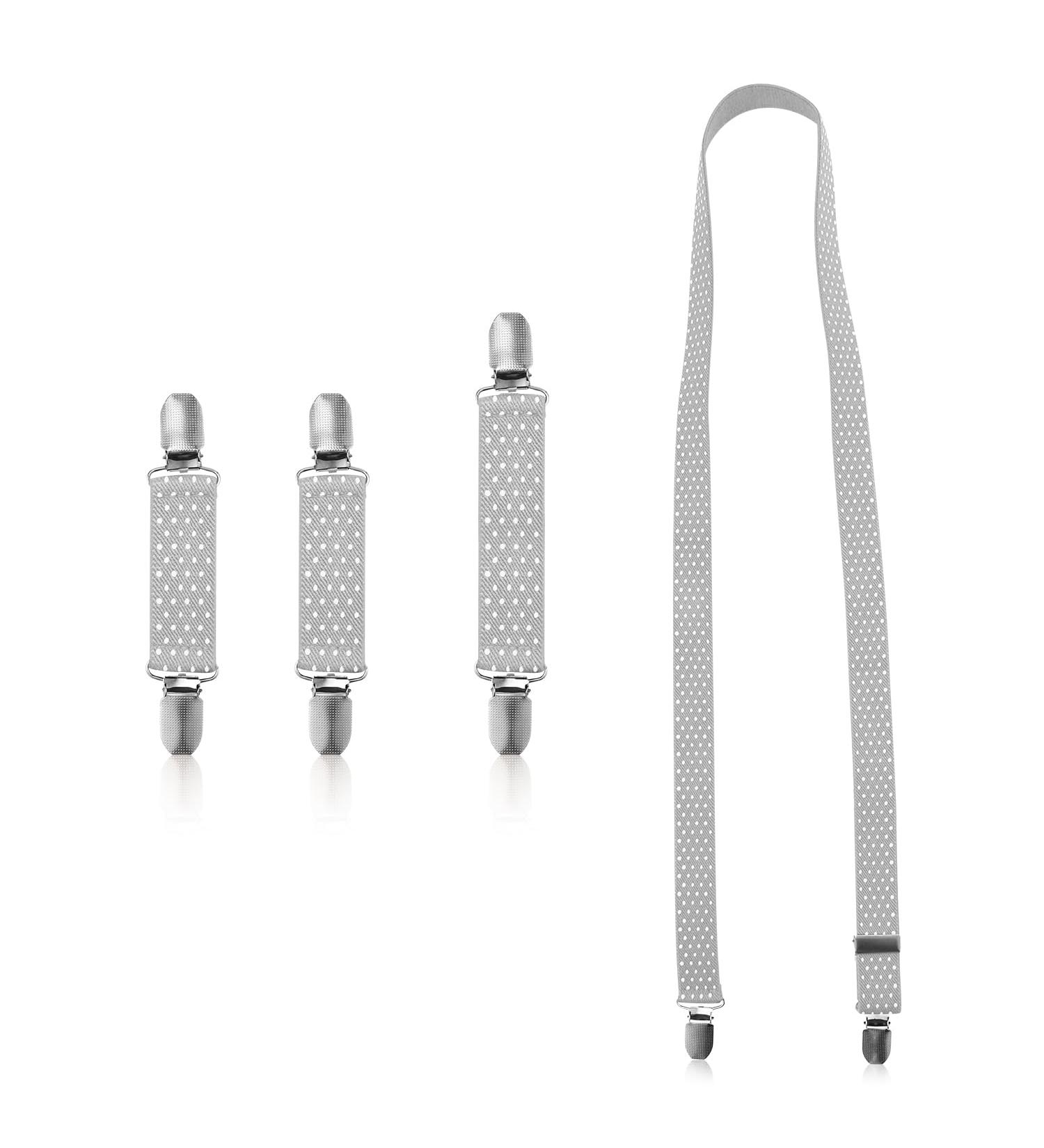 PEUTIER 4pcs Stainless Steel Mitten & Hat Clips - Winter Glove Holder for Toddlers, Kids, Adults - Gray - Buy Online on GoSupps.com