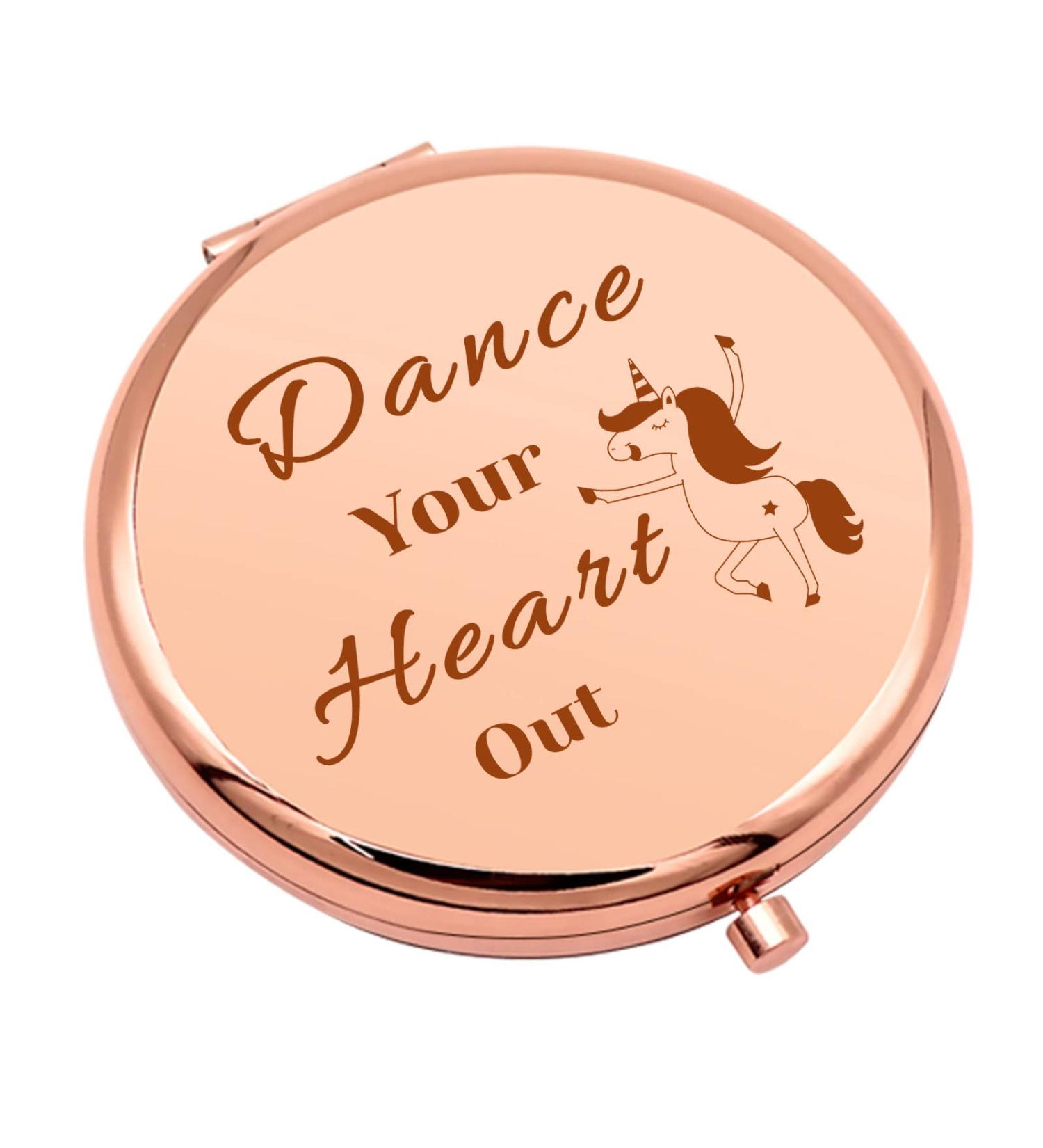 Dance Lover Compact Makeup Mirror - Perfect Gift for Dancers, Teachers, and Dance Teams - Buy Online on GoSupps.com