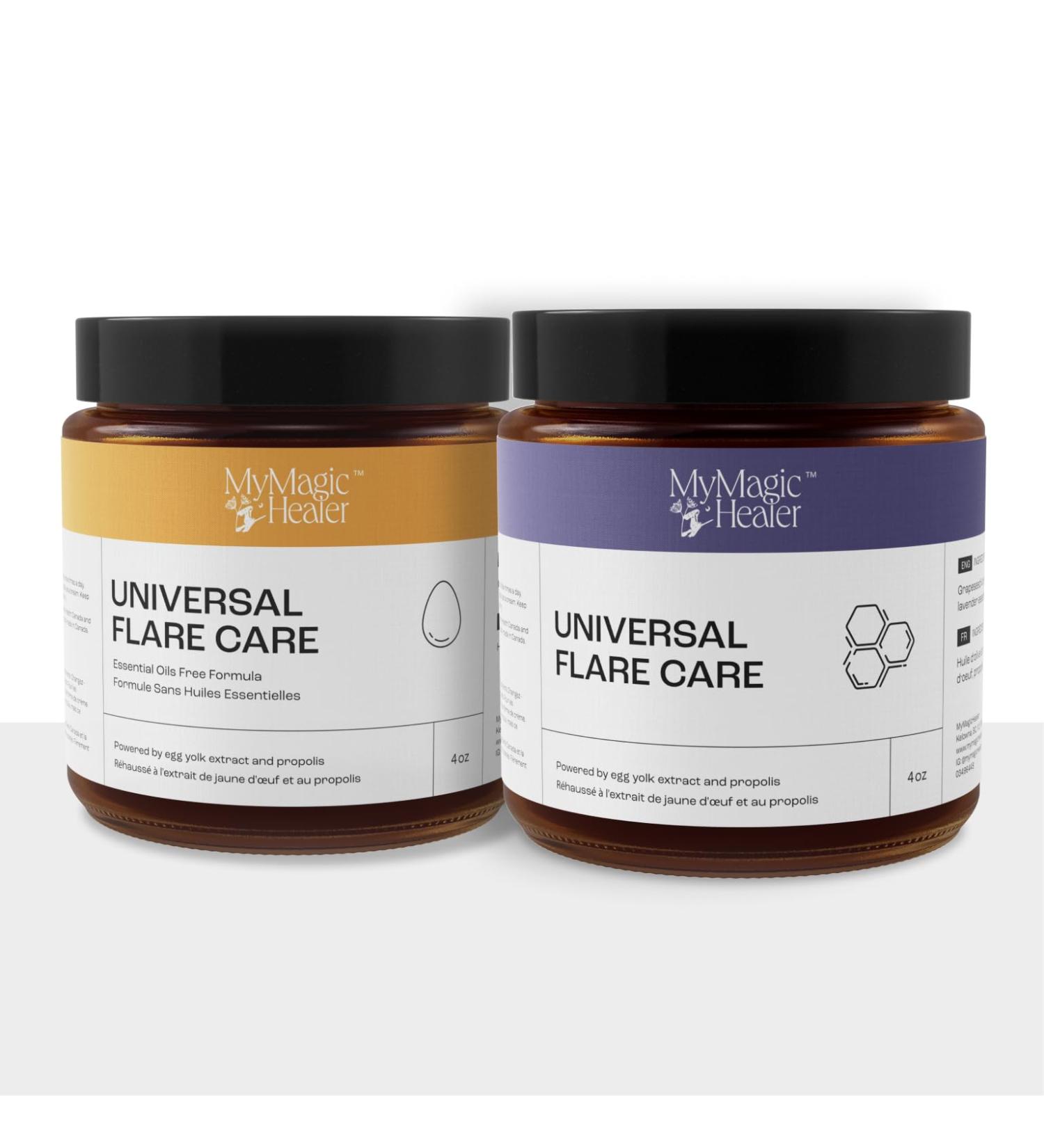 Complete Flare Care | Universal Flare & Universal Essential Oil Free Flare Care | Dual Relief for HS Boils & Cysts Eczema Diaper Rash Psoriasis Impetigo | Drawing Salve (2 x 4oz) - Buy Online on GoSupps.com