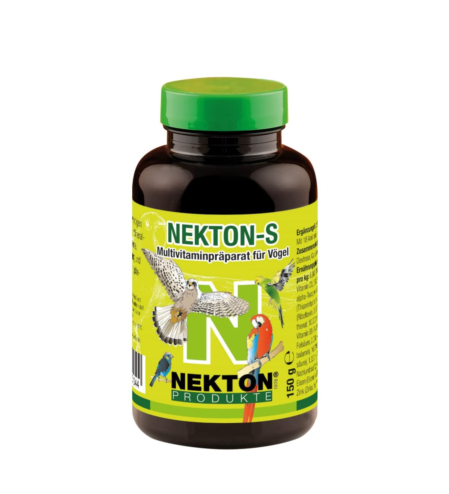 Necton-S Multivitamin for Birds | Vitamins Amino Acids & Minerals | Made in Germany (150g) - Boost Your Bird's Health - Buy Online on GoSupps.com