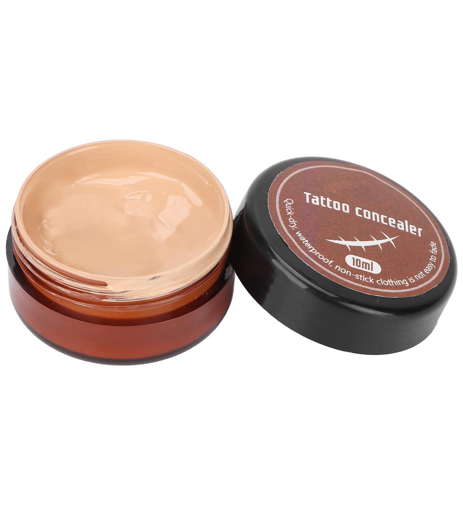 Waterproof Tattoo Cover Up Makeup by ANGGREK - Concealer for Skin Acne, Marks, Freckles, and Scars - 10ml for Men and Women - Buy Online on GoSupps.com