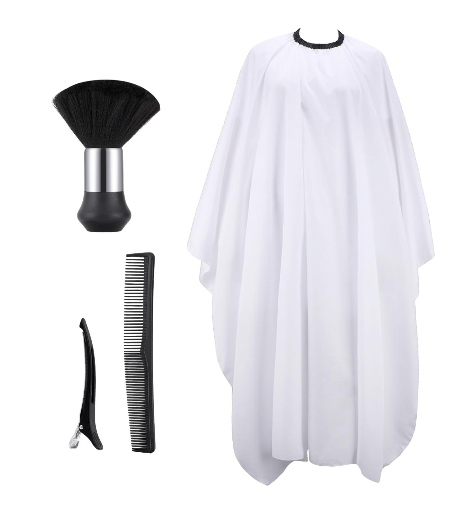 Segbeauty Hair Cutting Cape Professional 55x63 Salon Cape with Adjustable Neckline & Neck Duster Brush for Barbers & Hairstylists | International Shipping Available - Buy Online on GoSupps.com