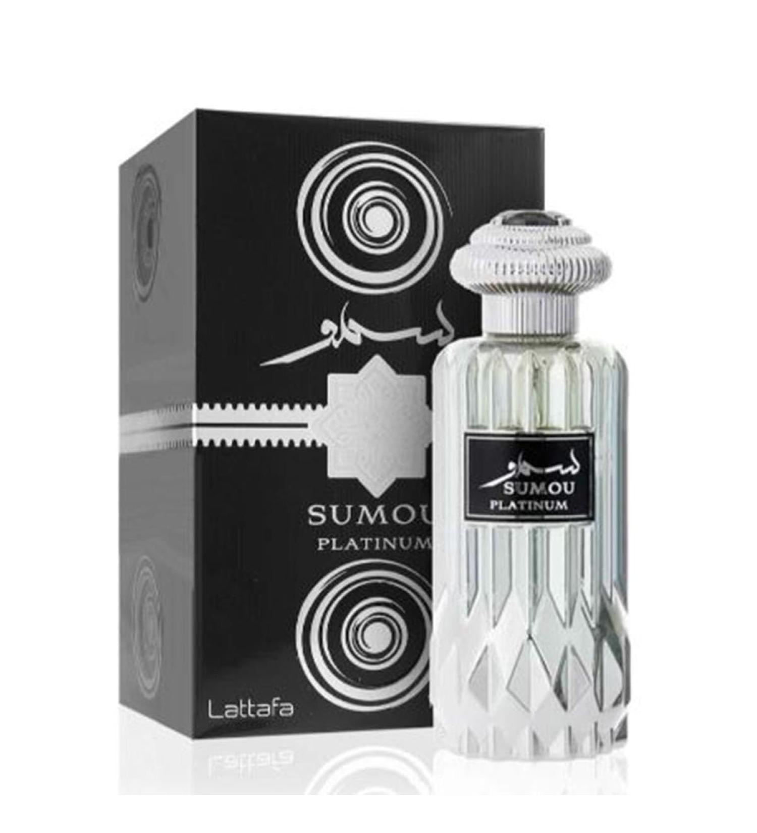 Lattafa Sumou Platinum Eau de Parfum Spray for Unisex 3.4 Ounce