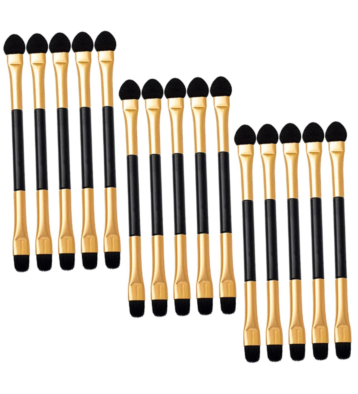 VINTORKY 15pcs Eye Shadow Brush Eye Shadow Applicator Double Sided Mini Accessories Eyeshadow Makeup Plastic - Buy Online on GoSupps.com
