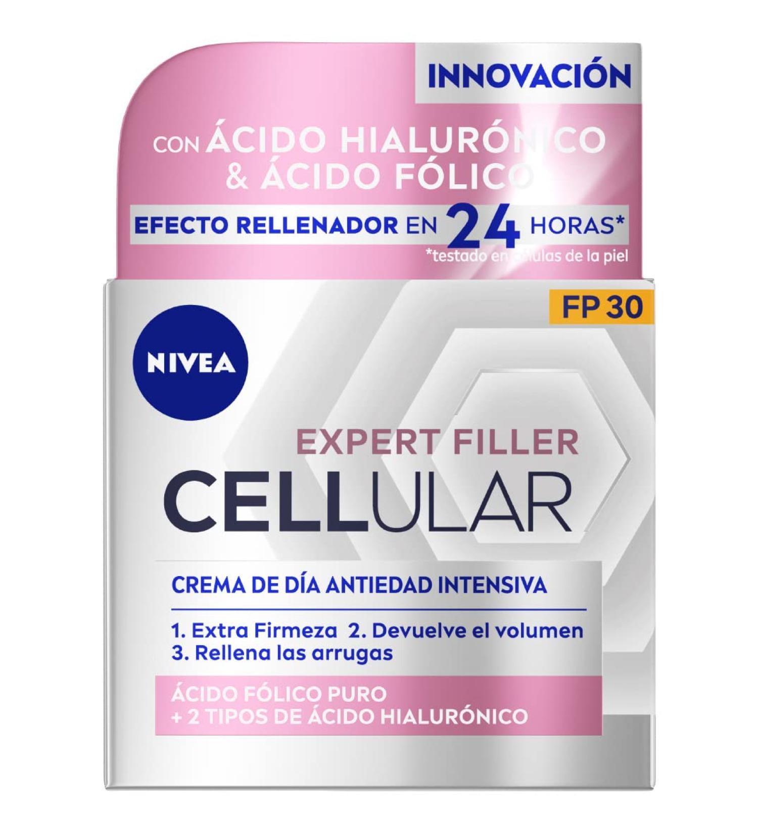CELLULAR FILLER hyaluronic & folic day cream SPF30 50 ml - Buy Online on GoSupps.com
