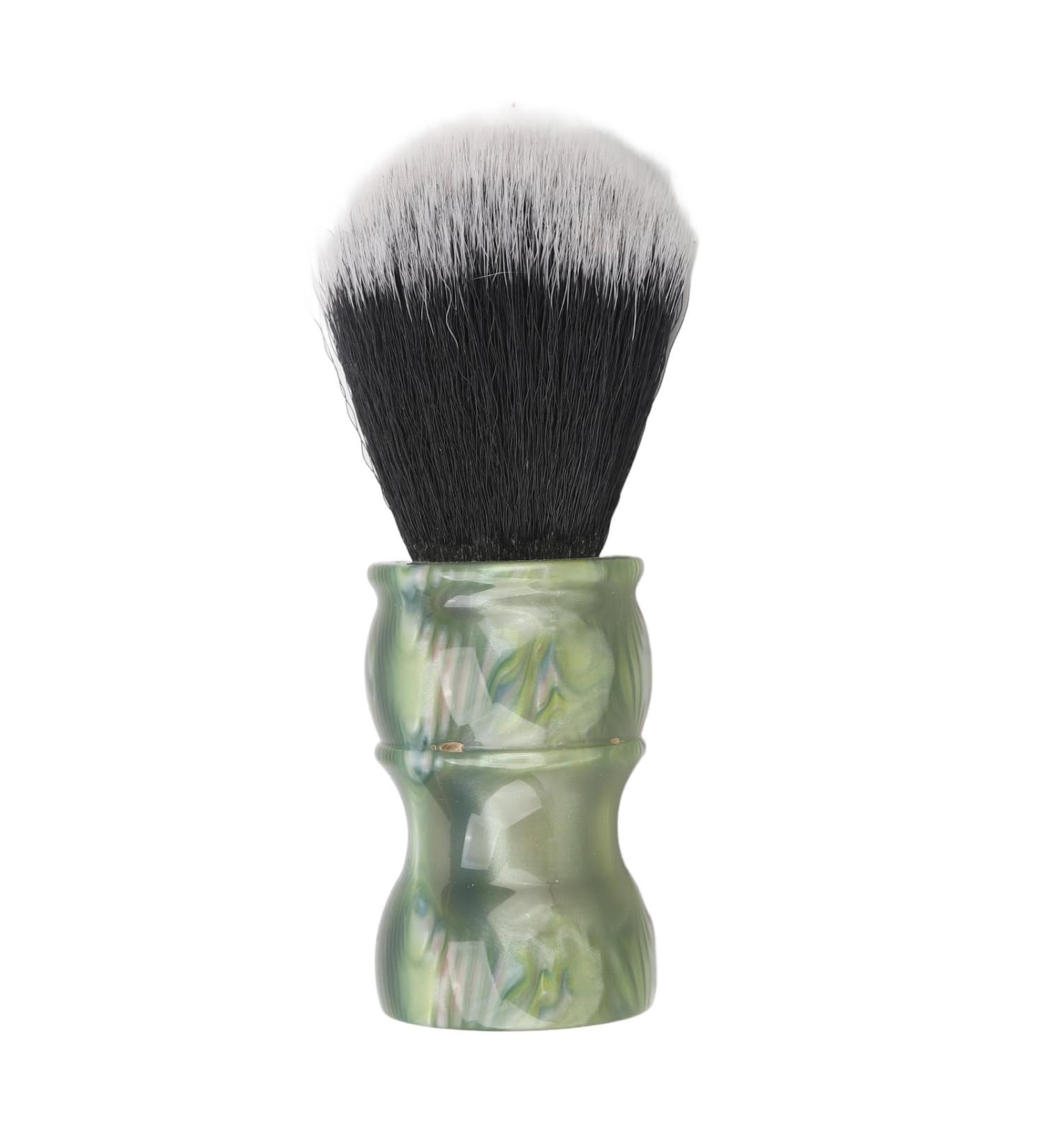 Handmade Synthetic Shaving Brush with Resin Grip - Perfect Men's Barber & Beard Tool for Soft Shaving Cream | Ideal for Hairdressing Salons - International Shipping Available - Buy Online on GoSupps.com