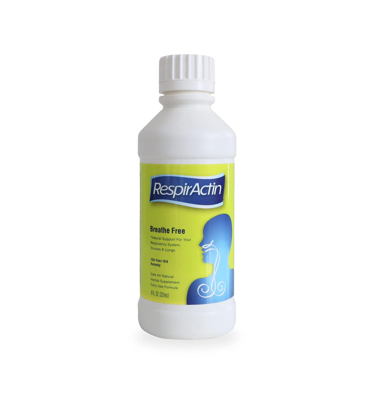 RespirActin Herbal Respiratory Health Supplement - Safe & Effective for Adults and Children (8 oz) - Buy Online on GoSupps.com
