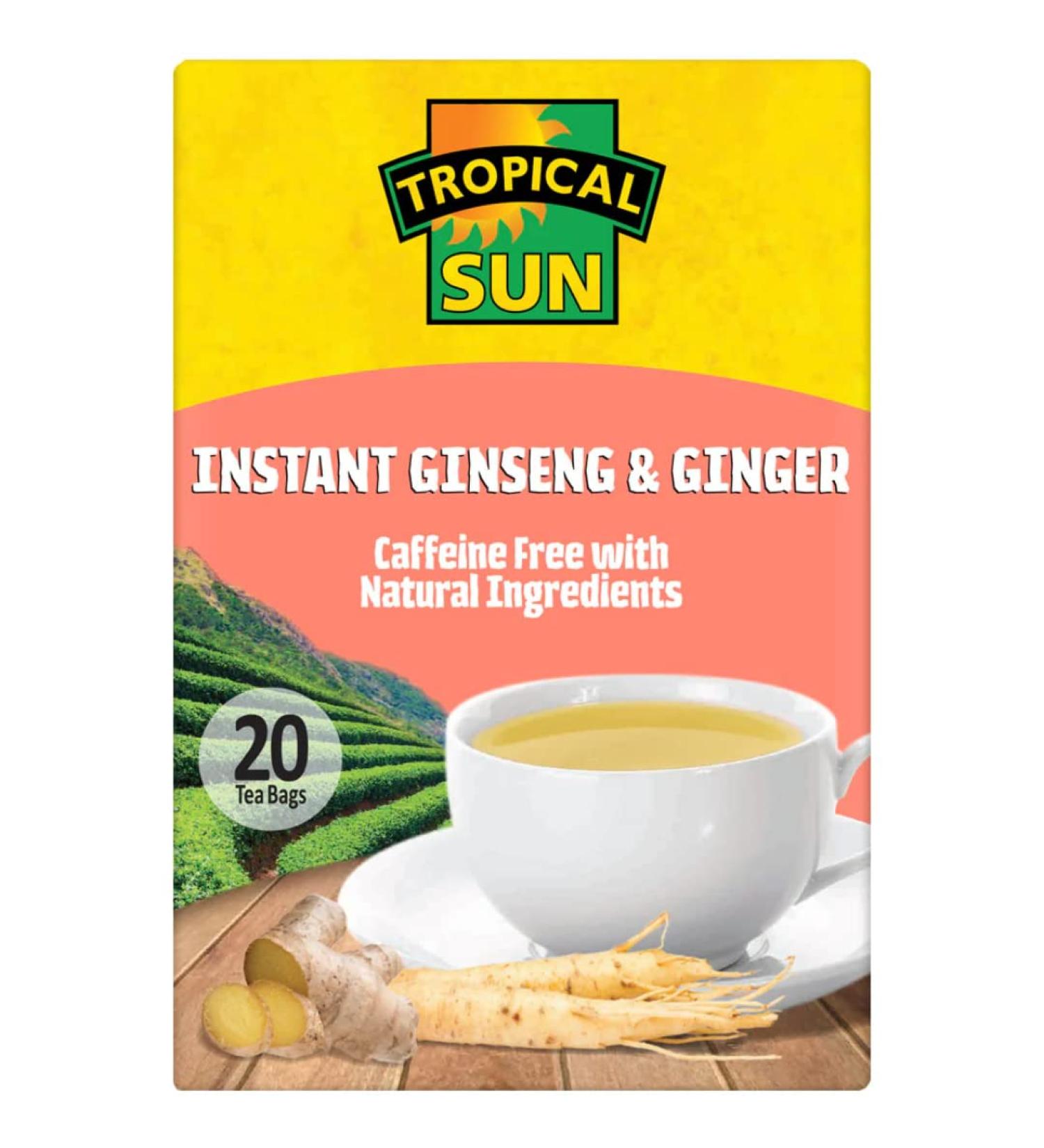 Tropical Sun Instant Ginseng & Ginger Tea 36 x 20 s