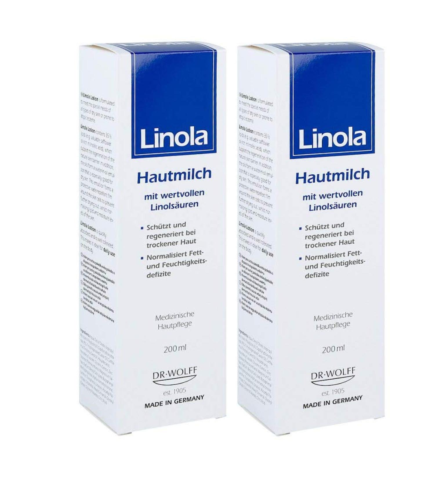 Linola Linola Vitenda Skin Lotion 2 x 200 ml with Hand Cream 200 ml