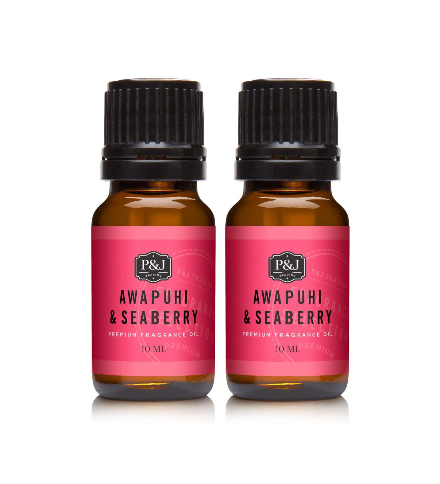 P&J Trading Fragrance Oil | Awapuhi & Seaberry Oil 10ml 2pk - Candle Scents for Candle Making, Freshie Scents, Soap Making Supplies, Diffuser Oil Scents - Buy Online on GoSupps.com