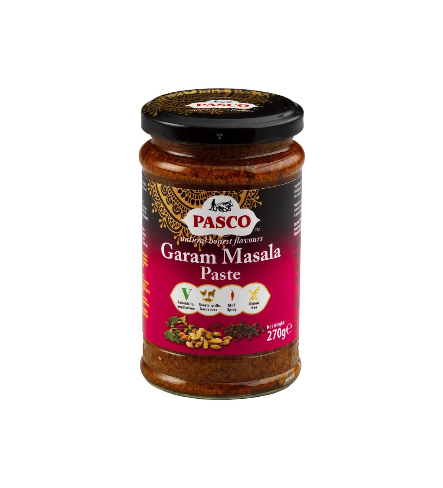 PASCO Garam Masala Curry Paste 270g - Authentic Mild & Spicy Flavor for International Cooking - Buy Online on GoSupps.com