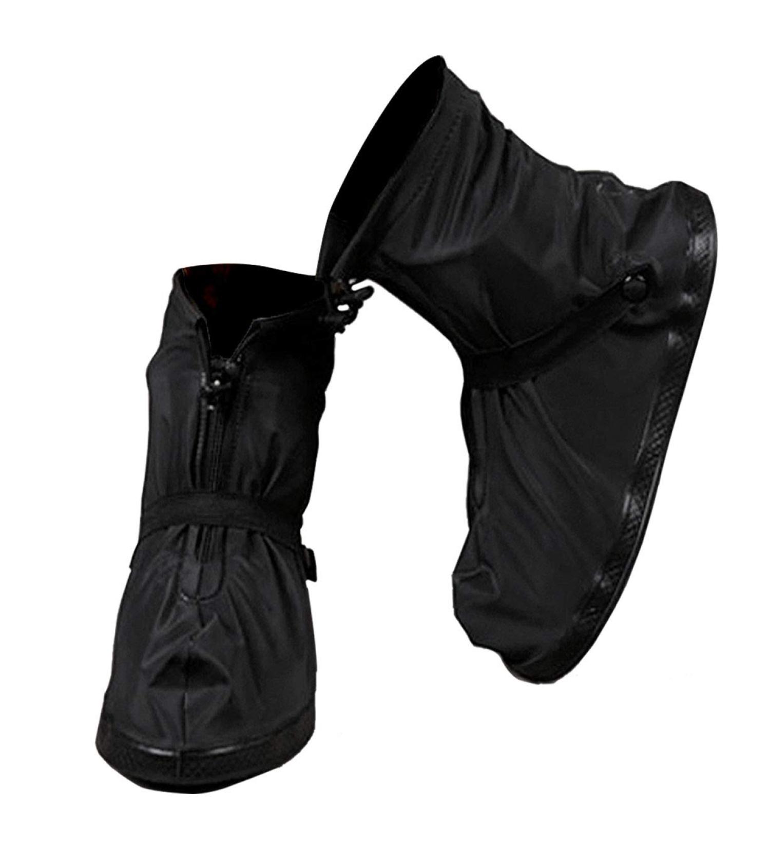 VXAR Waterproof Overshoe Black 4XL - Rain Shoe Cover for Men and Women - Buy Online on GoSupps.com