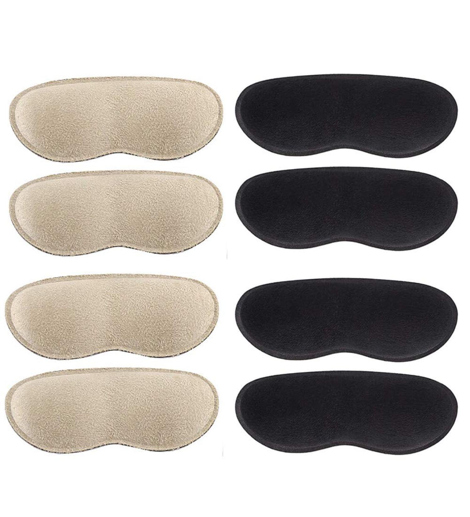 Heel Grips & Pads for Men and Women - 4 Pairs | Self-Adhesive Cushion Inserts for Loose Shoes | Heel Pain Relief | Bunion Callus Blister Protection - Buy Online on GoSupps.com