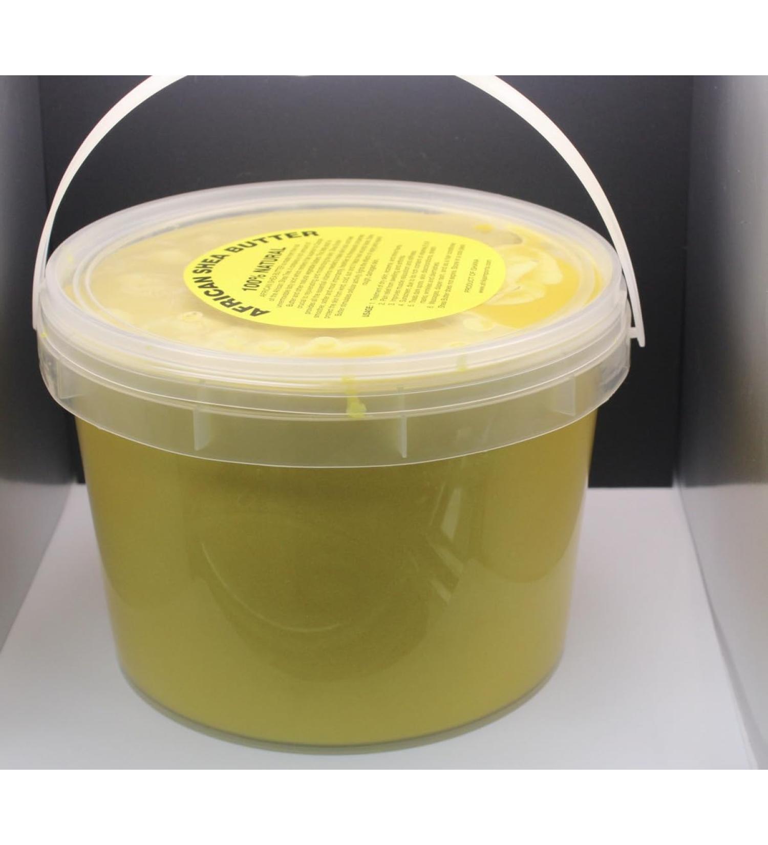 100% Natural Organic Shea Butter - 5lbs Yellow | Premium Skin Moisturizer for All Skin Types - Buy Internationally - Buy Online on GoSupps.com