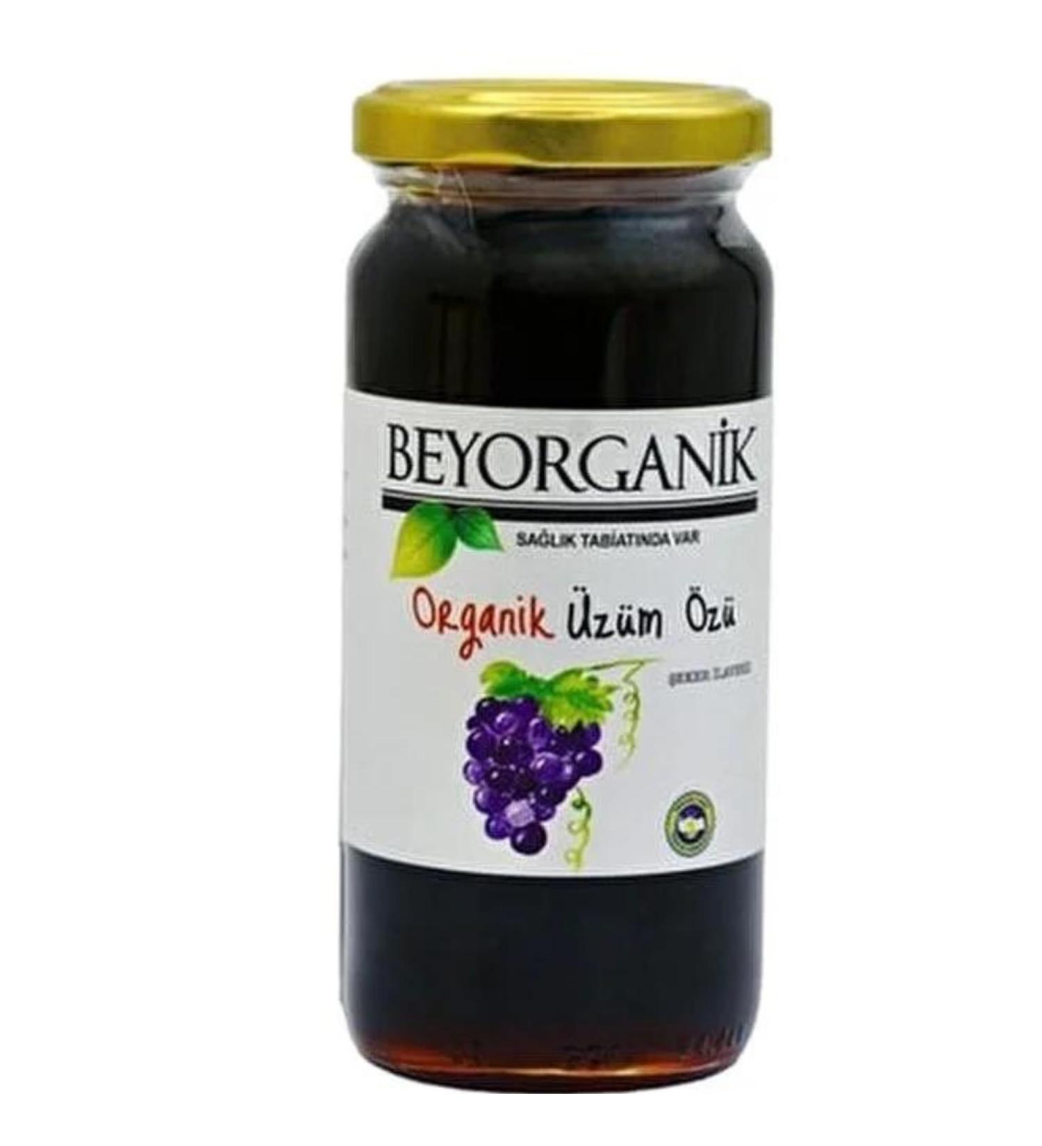 Organic Grape Juice Extract - Glass Grape Syrup - 330ml Extract - Cold Pressed - 100% Natural / Dye Free / Preservatives Free / Gluten Free / Vegan - Buy Online on GoSupps.com