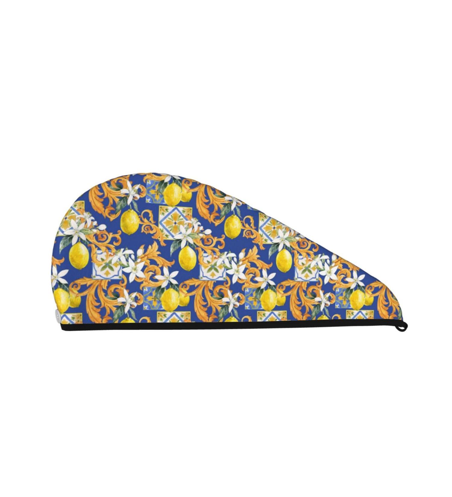 Sicilian Style Microfiber Hair Towel - Super Absorbent Coral Velvet Wrap for All Hair Types - Quick Dry Cap for Women - Buy Online on GoSupps.com