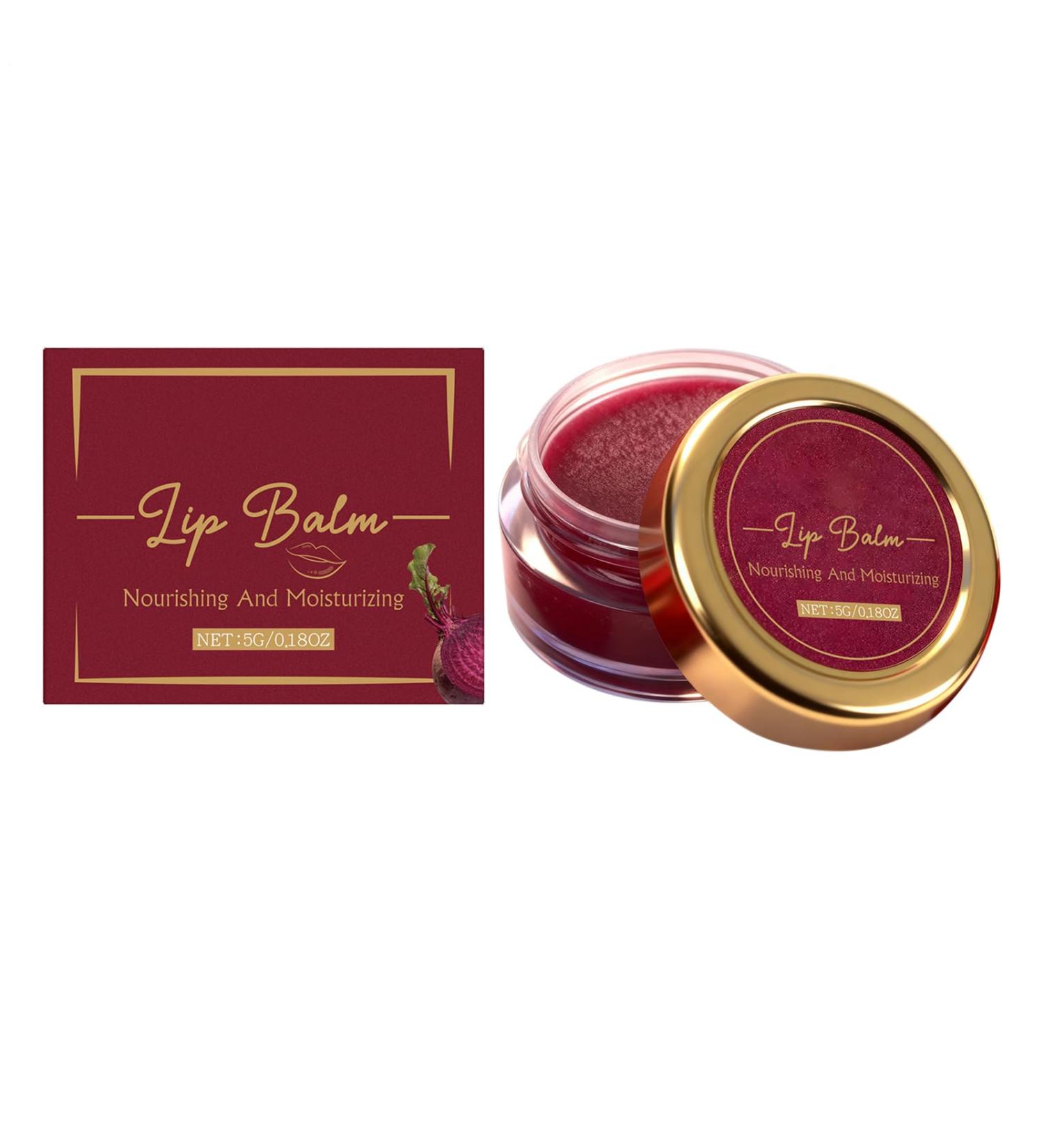 Lip Balm Repairing and Illuminating Ointment Cream Moisturizing Lip Care for Travel Christmas Birthday and Daily Use Beauty and Makeup for Women and Girls Moisturizing l - Buy Online on GoSupps.com