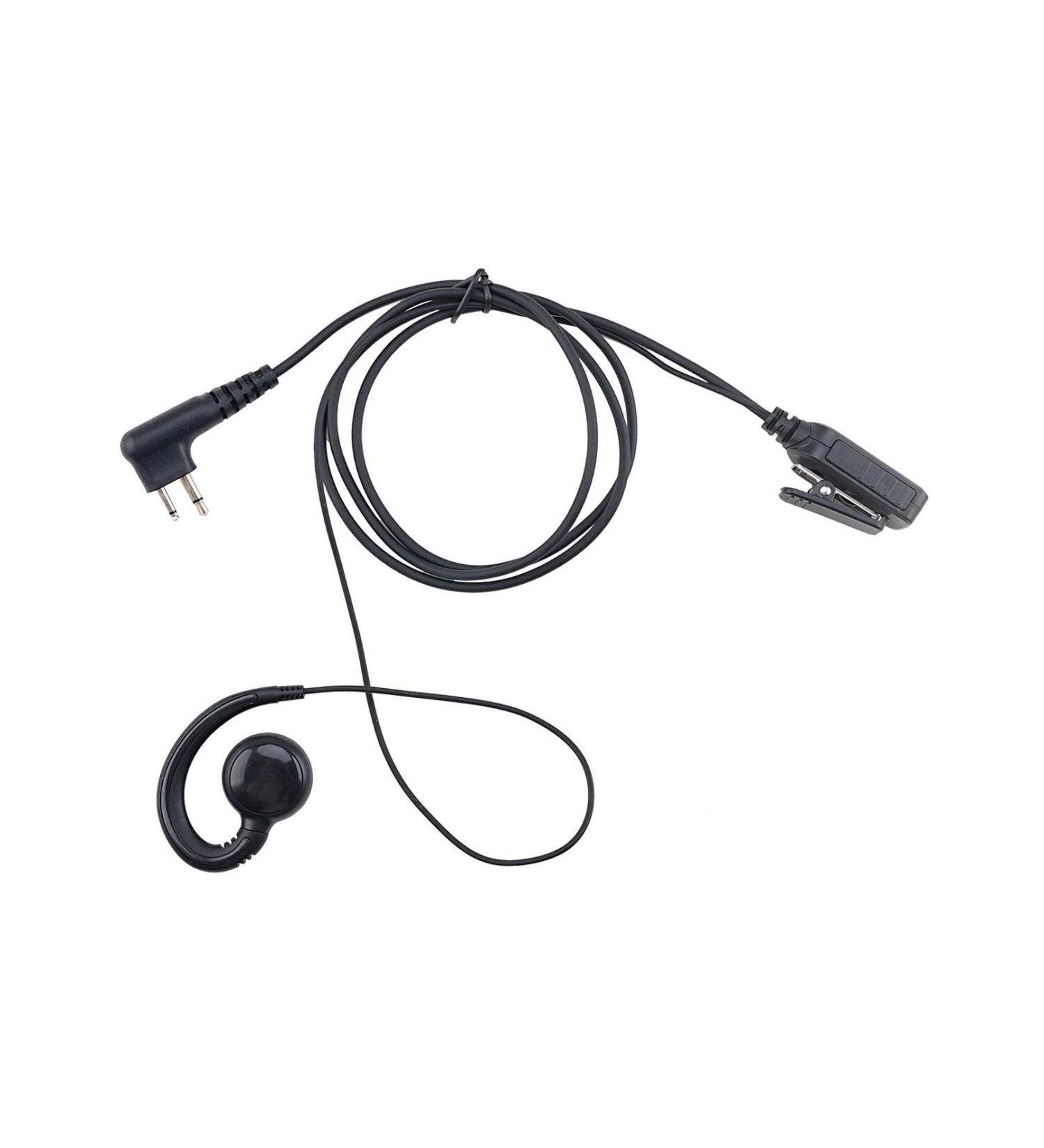 KS K-STORM CLS1110 Walkie Talkie Earpiece Headset for Motorola CP200, RDM2070D, CLS1413 - PU Material, Black - Buy Online on GoSupps.com
