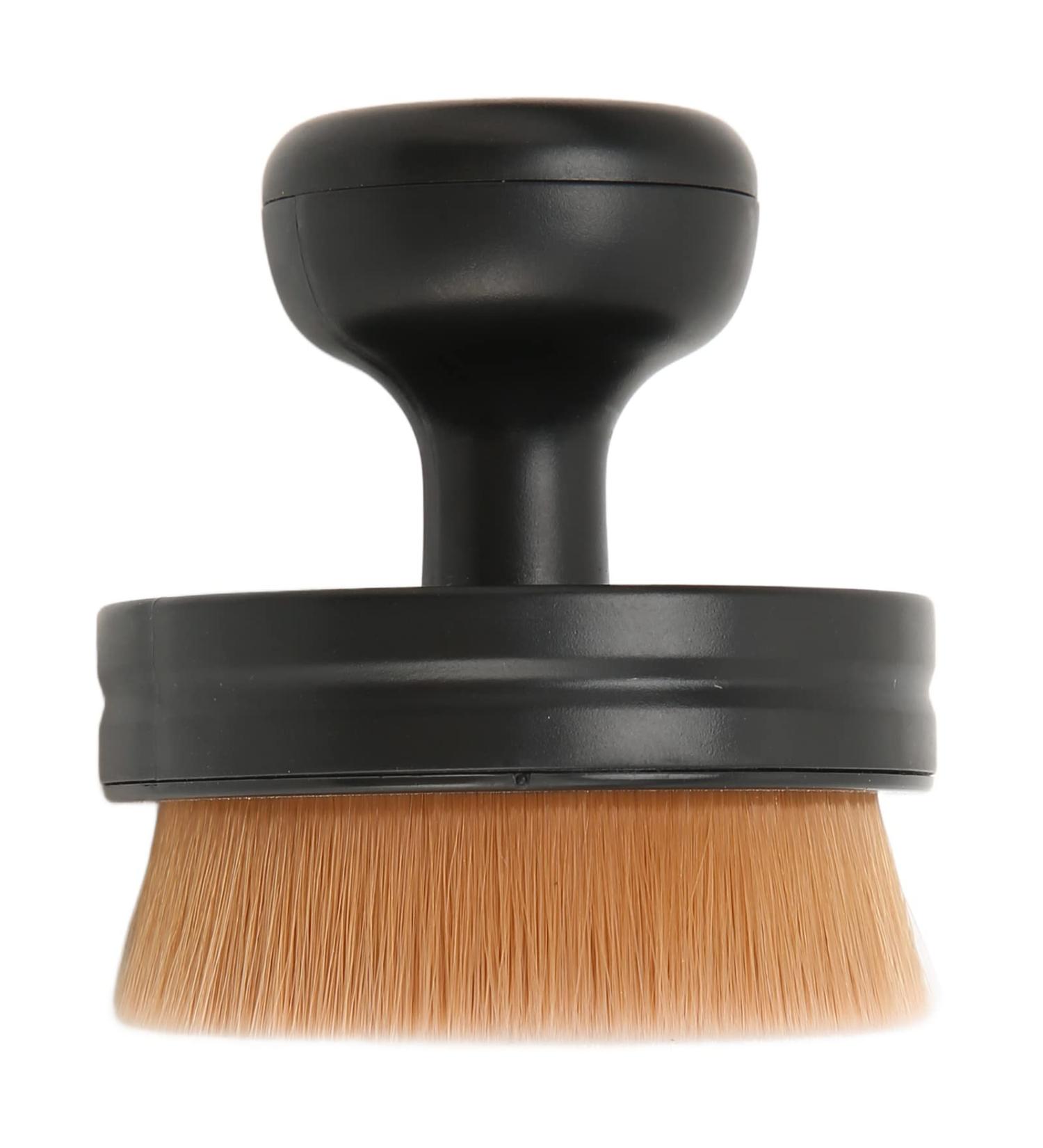 Flat Top Foundation Makeup Brush with Protective Cover Soft and Dense Ideal for Liquid Powder Concealer Cream Blush Carefully Designed Stamp Style Handle Dustproof Cover - Buy Online on GoSupps.com