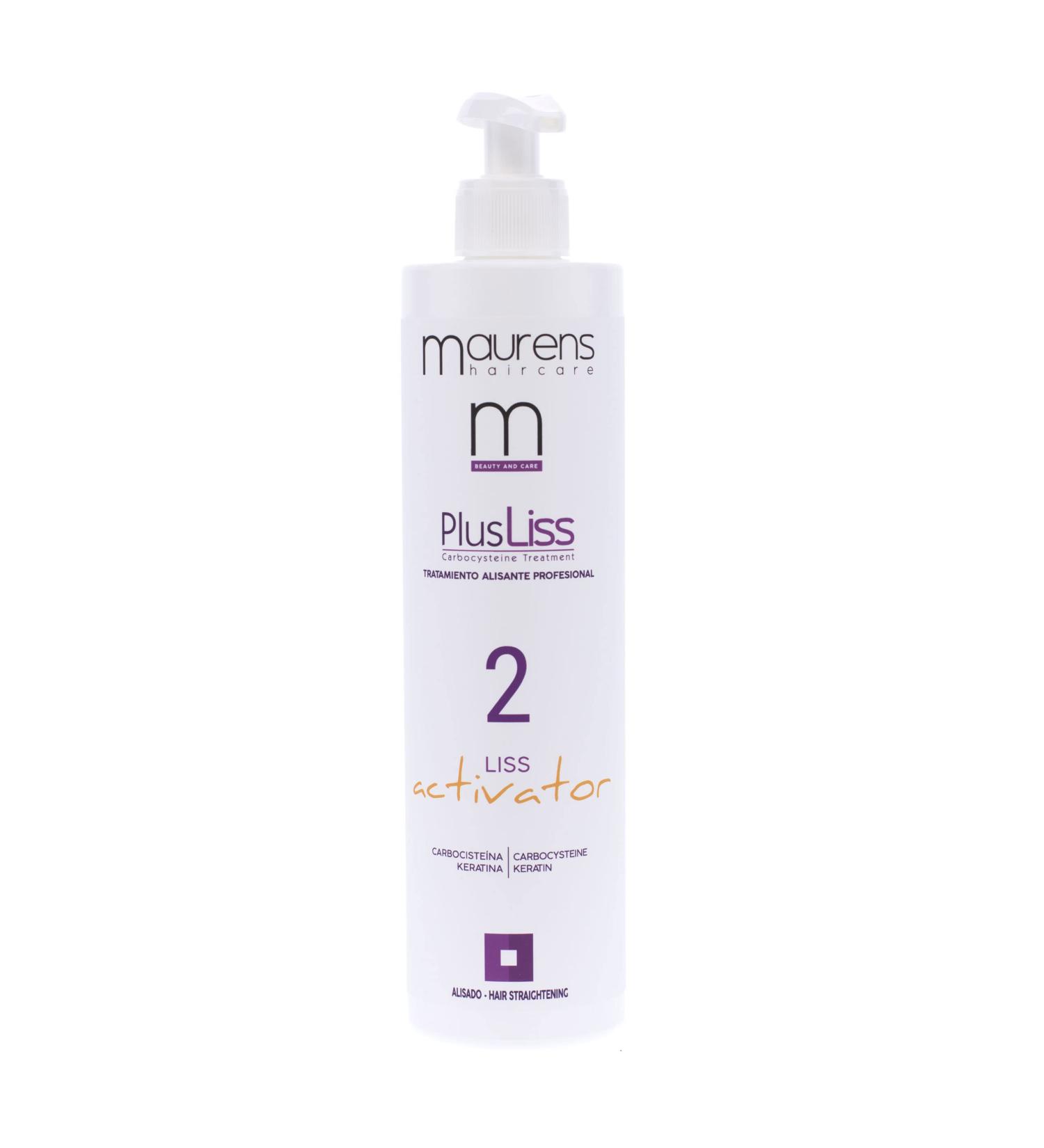  MAURENS Maurens Plus Liss Keratin and Carbocysteine Smoothing Activator Lasts Up to 3 Months Depending on Hair Type and Condition 500 ml White G13725 - Buy Online on GoSupps.com