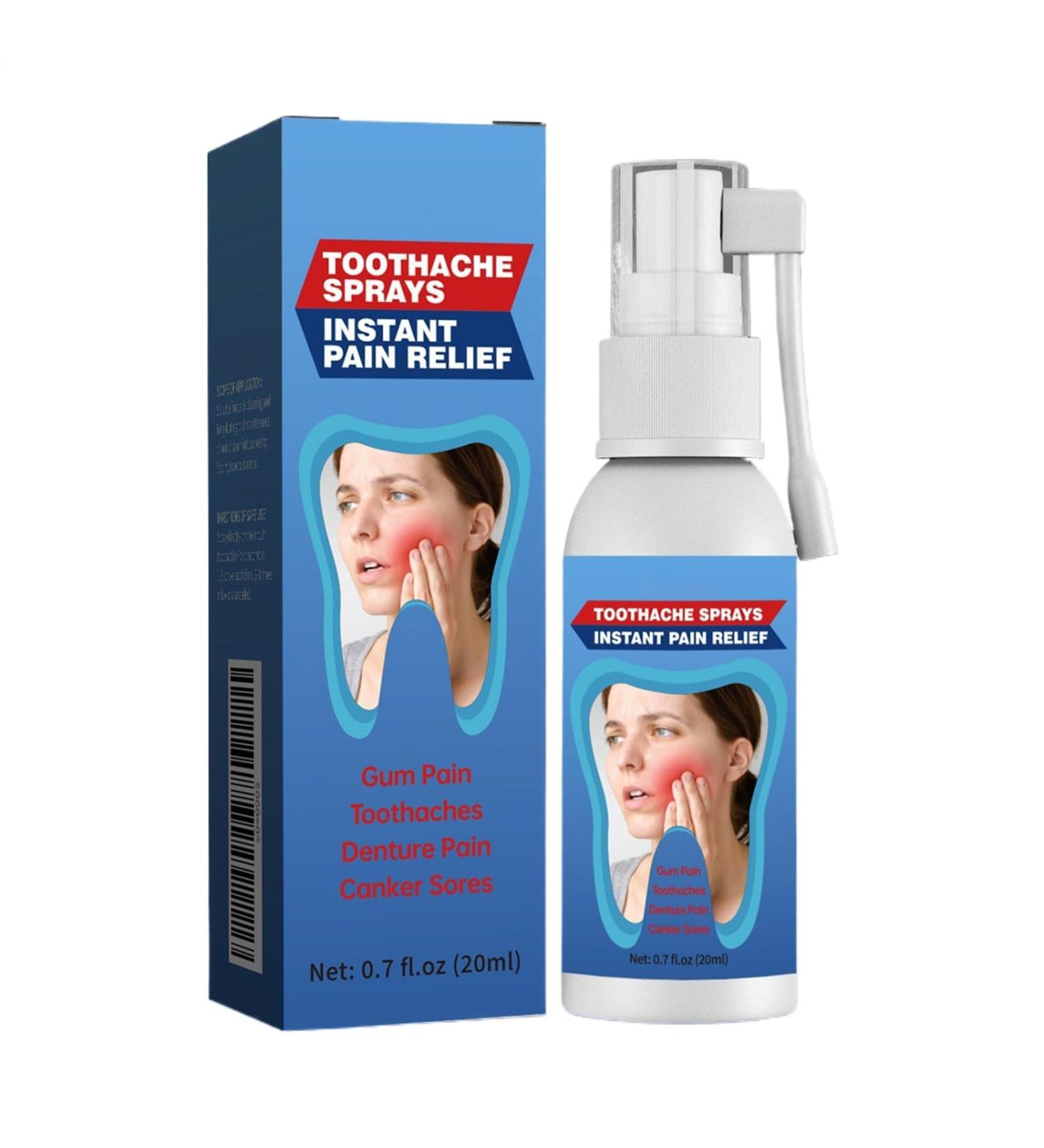  Luckxing Instant Dental Relief Spray - 20ml Gentle Soothing and Long-Lasting Dry Mouth Refreshing Spray For Travel Home Parties Office After Meals Men and Women - Buy Online on GoSupps.com