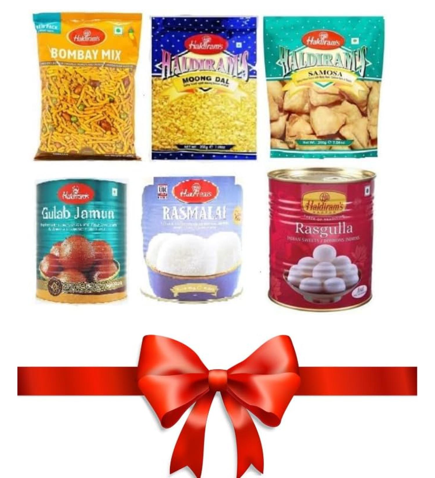 Haldirams Gift Box - Sweets Box with Mix of SavouryDiwali Gift Pack Diwali Gifts for Family and Friends Diwali Sweets Gift Box Sweets - Buy Online on GoSupps.com