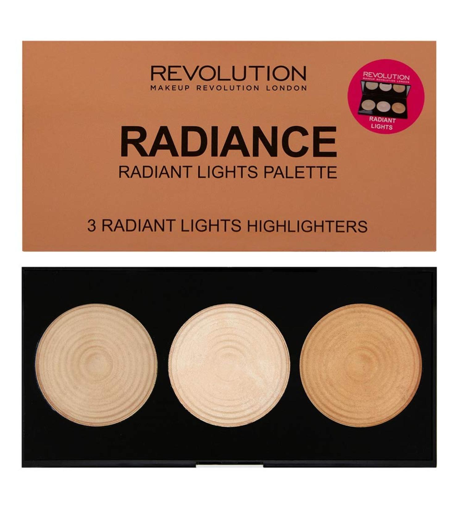 Makeup Revolution Highlighter Palette - Radiance 15g | International Shipping Available - Buy Online on GoSupps.com