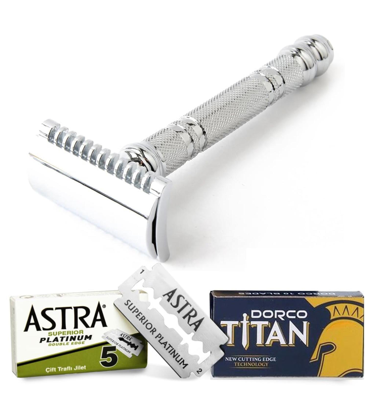 Parker Astra DORCO Razor and Blade Grey