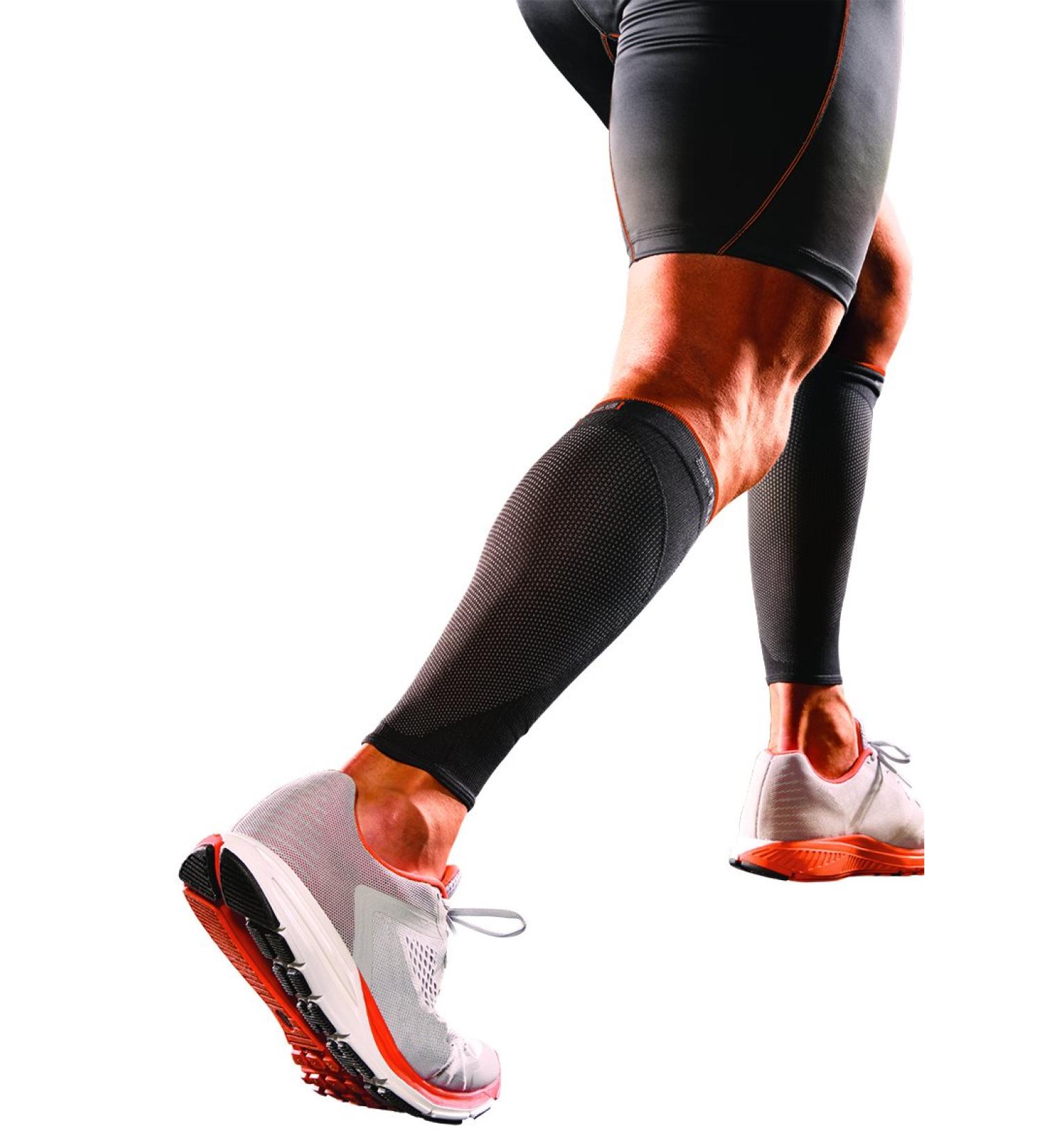 Shock Doctor SVR Recovery Compression Calf Sleeve - Black - Adult Large - Buy Online on GoSupps.com