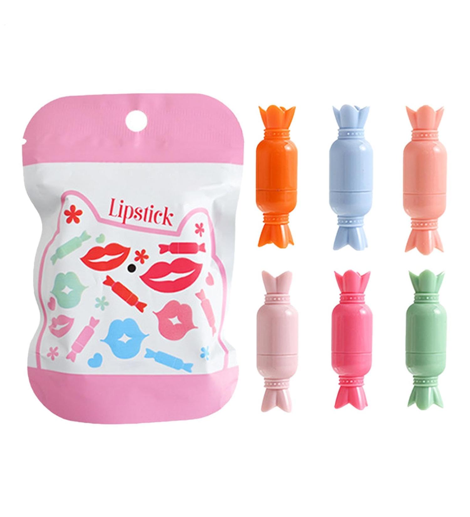 Small Makeup Lipstick Set Cute Lipsticks - 6x Long-Lasting Velvet Lip Gloss Kit Matte Lip Tint for Travel Dates etc. - Buy Online on GoSupps.com