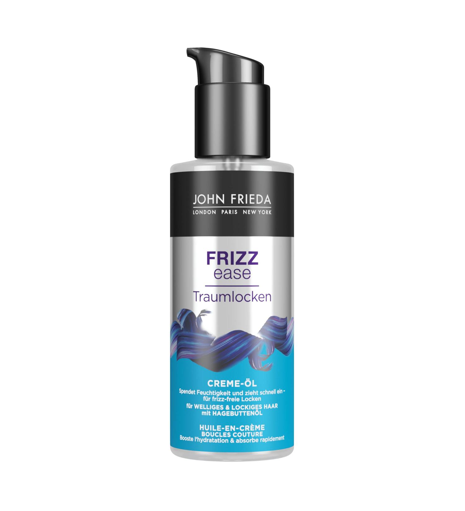  John Frieda Dream Curls Cream Oil | Frizz-Free Curls | Frizz Ease Series | 100ml - International Shipping Available  - Buy Online on GoSupps.com