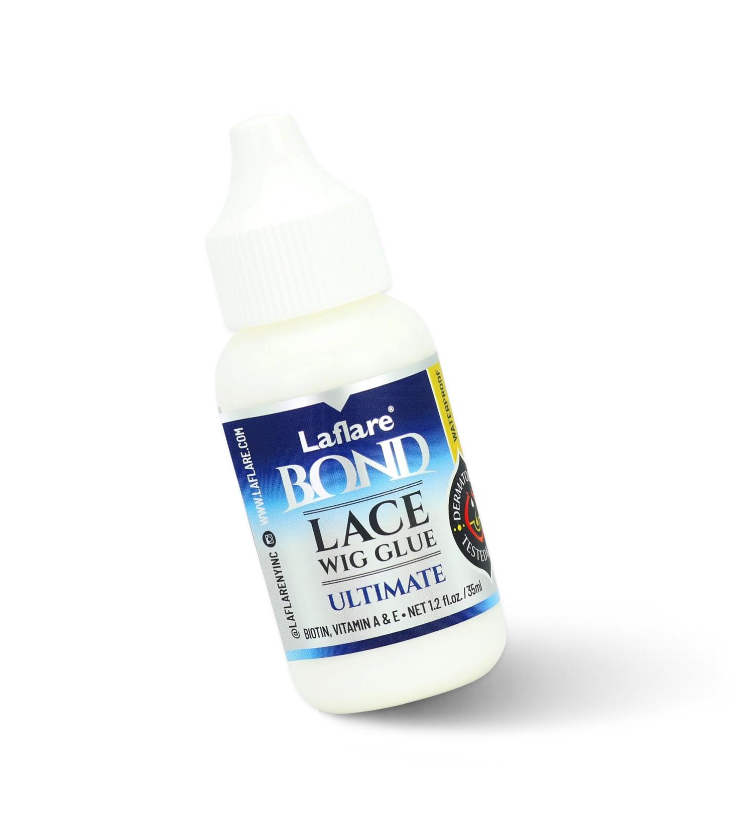 Laflare Lace Bond Wig Glue 1.2oz | Biotin & Vitamins A & E | Non-Toxic Water & Oil-Resistant Natural-Looking Adhesive for Wigs & Hairpieces - Buy Internationally - Buy Online on GoSupps.com
