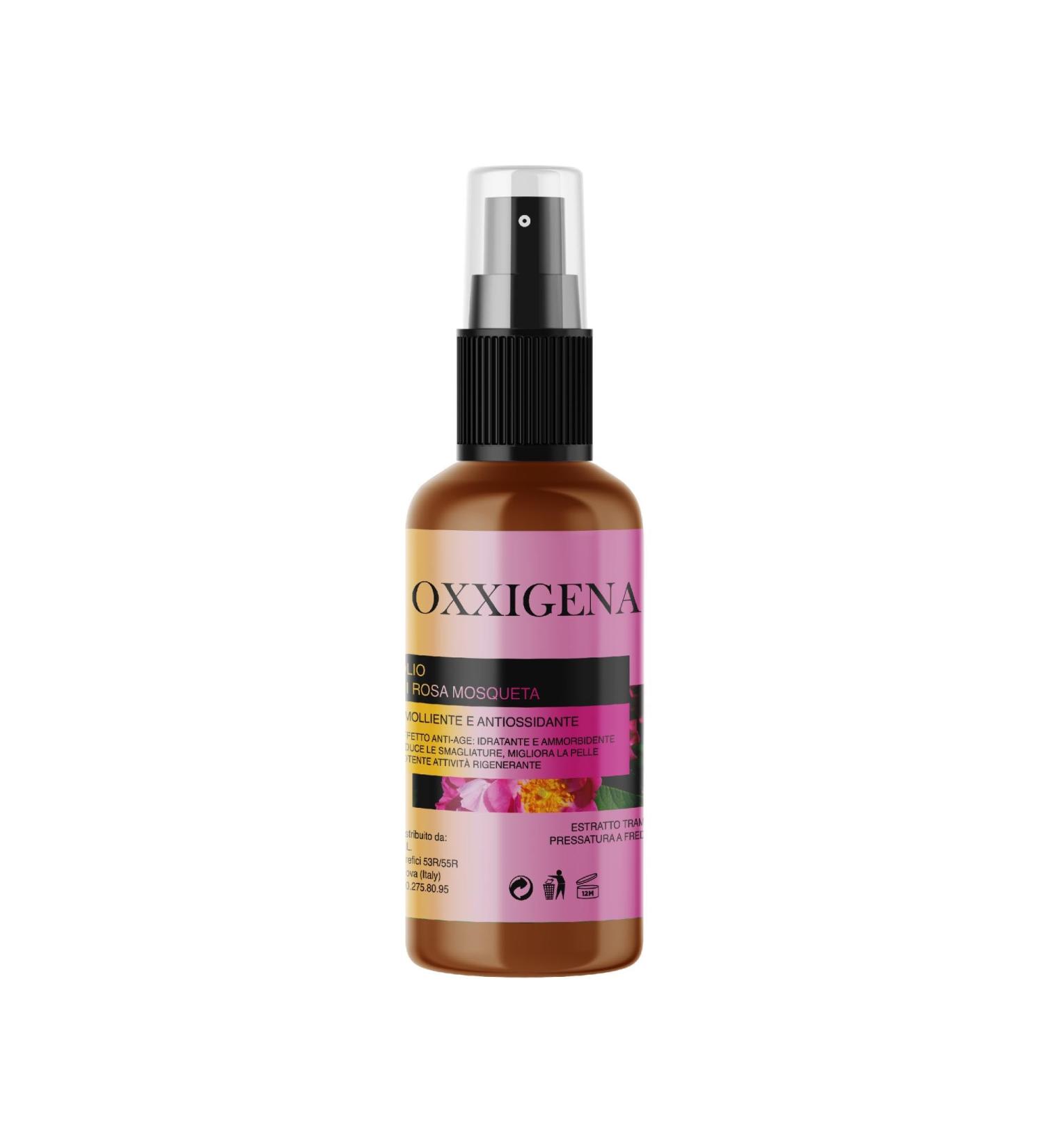 Oxxigena - Huile de Rose Musqu e Pure 100% Spray 100 ml Hydratante Polyvalente pour la Peau S che et Gerc e Id ale Contre les Rides les Cicatrices les Ongles ou les Cheveux 100 ml (Lot de 1) - Buy Online on GoSupps.com
