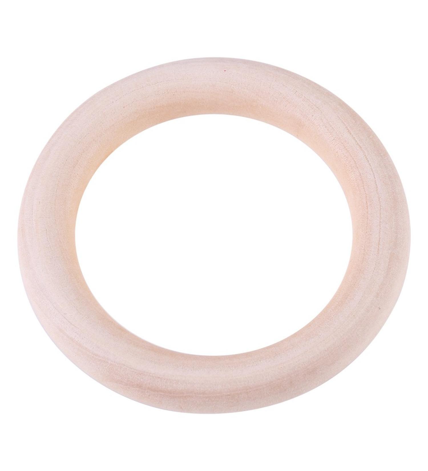 Buy 10 Natural Wood Baby Bite Rings | Smooth Teething Toys for Gums | Multi-Purpose Body Care - Buy Online on GoSupps.com