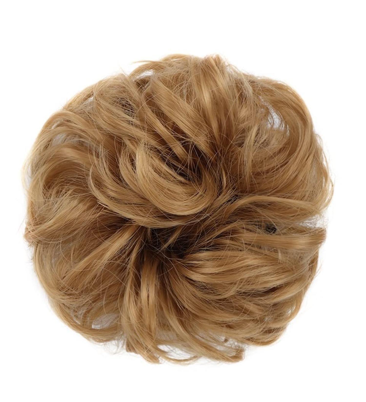 Messy Bun Hair Piece for Women Donut Hair Bun Scrunchie for Women Girls Curly Wave Synthetic Chignon Hairpiece with Rubber Band Messy Bun Hair Pieces Extensions Fake Hair Accessories for Women Girl 103 - Buy Online on GoSupps.com