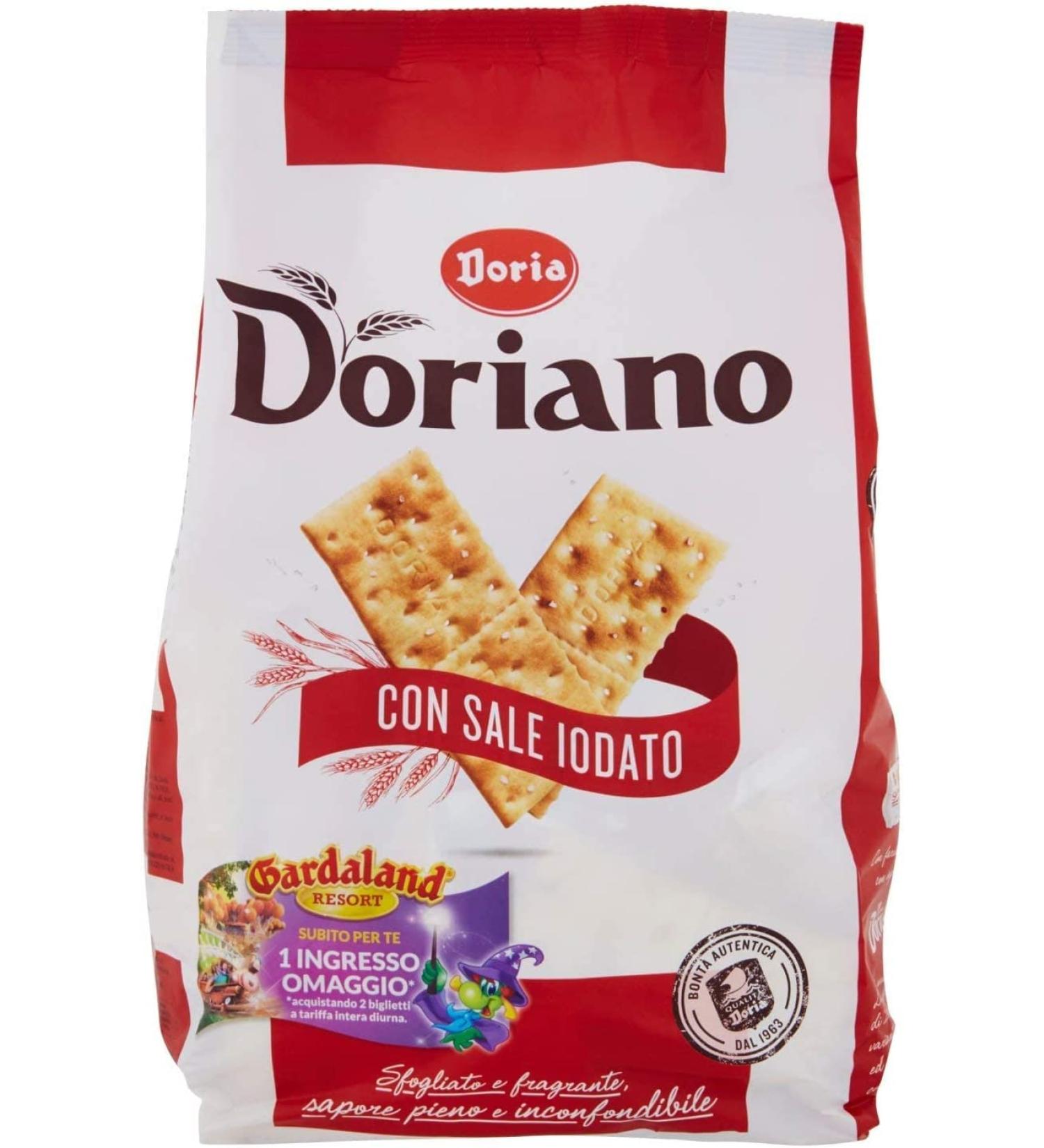  Italian Gourmet E.R. 6 x Doria Doriano Crackers savory biscuits 700g pastries - Buy Online on GoSupps.com
