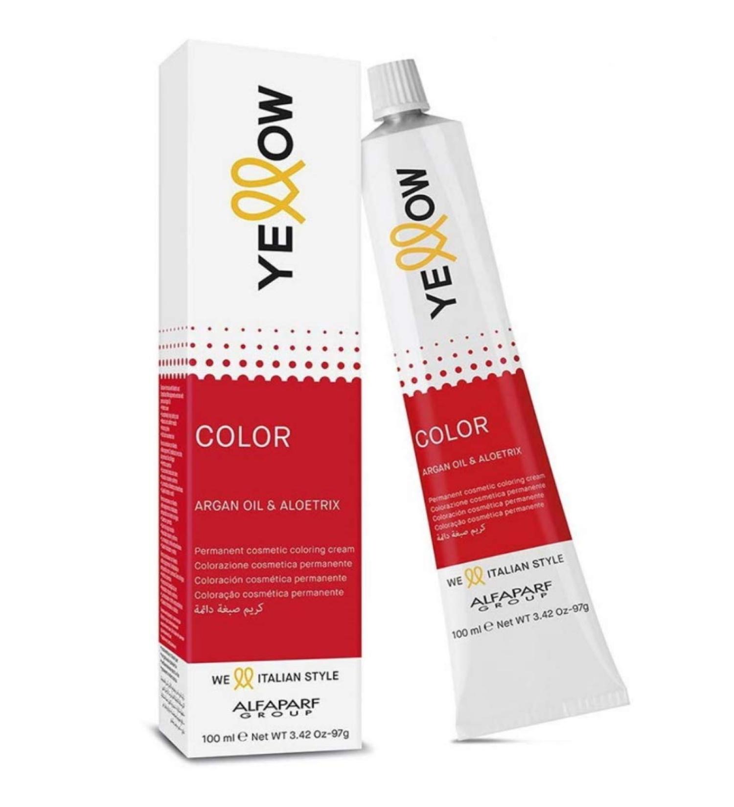 Permanent cosmetic paint 666S dark blonde very intense blonde Yellow Color Argan Oil & Aloetrix 100 ml Alfaparf Group - Buy Online on GoSupps.com