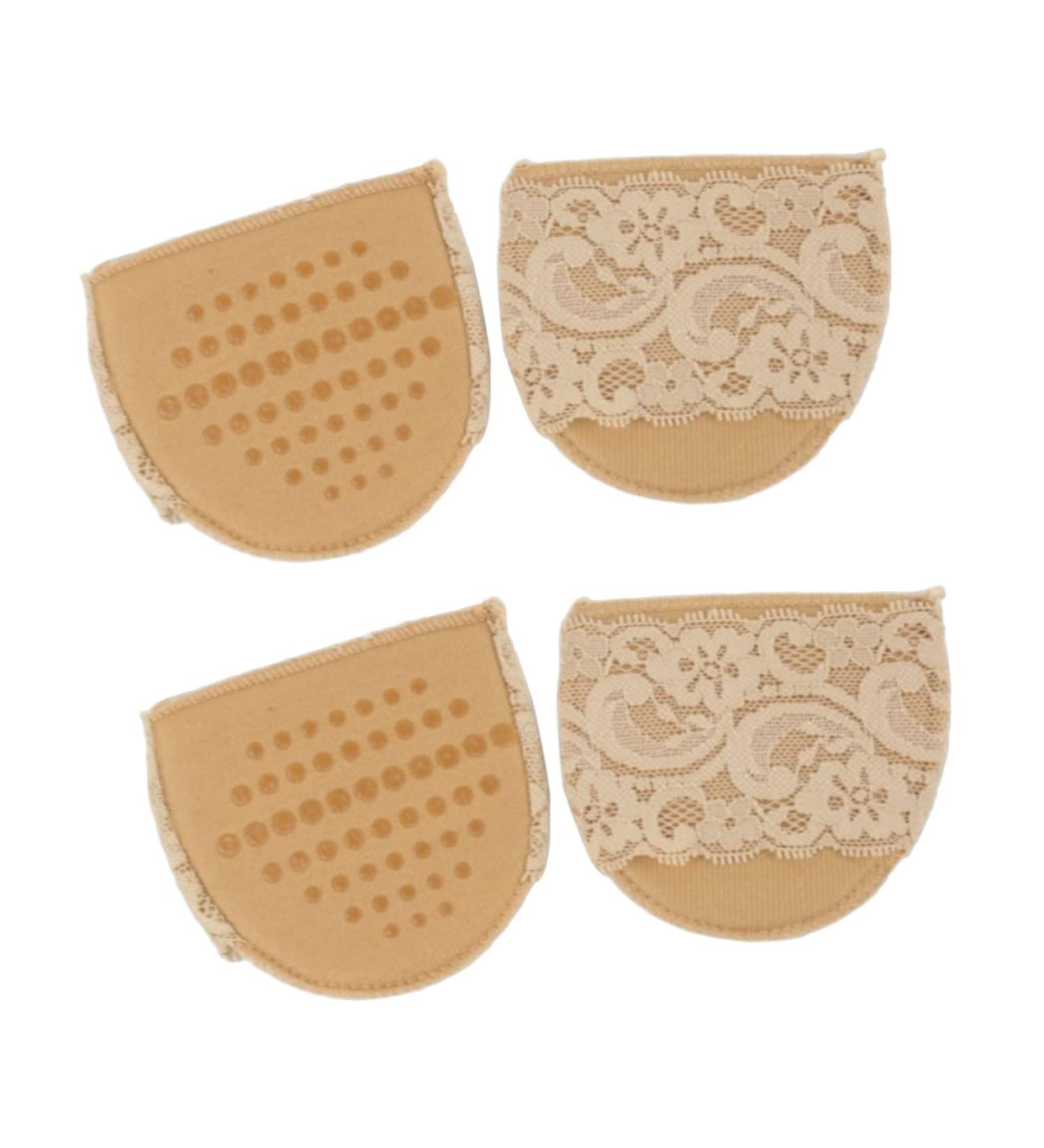 FOMIYES Half Insole Crystal Sphere Cushions for High Heels | Metatarsal Foot Pads | Invisible Cross High Heel Pads | Comfortable Foot Massage | 2 Pair Set - Buy Online on GoSupps.com