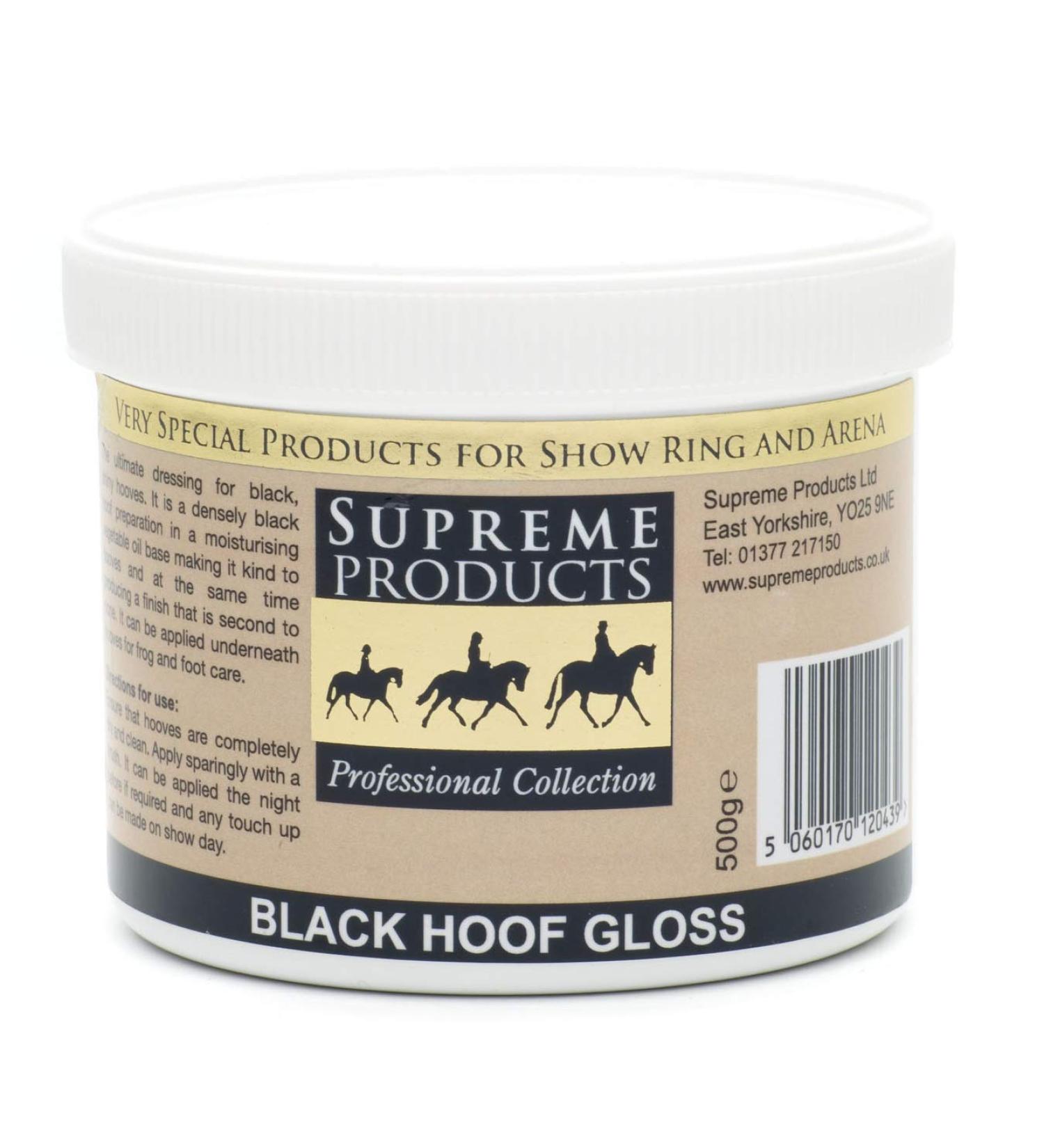 Supreme Products Black Hoof Gloss Regular