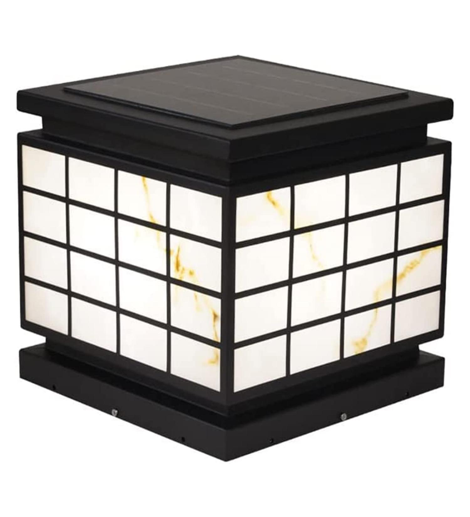 Courtyard Light Solar Outdoor Lamp Post Lights Square Waterproof Exterior Lantern Lighting Fixtures Garden Patio Yard Pathway Driveway Landscape Path Lights (Size : 32 * 32 * 28cm) () - Buy Online on GoSupps.com