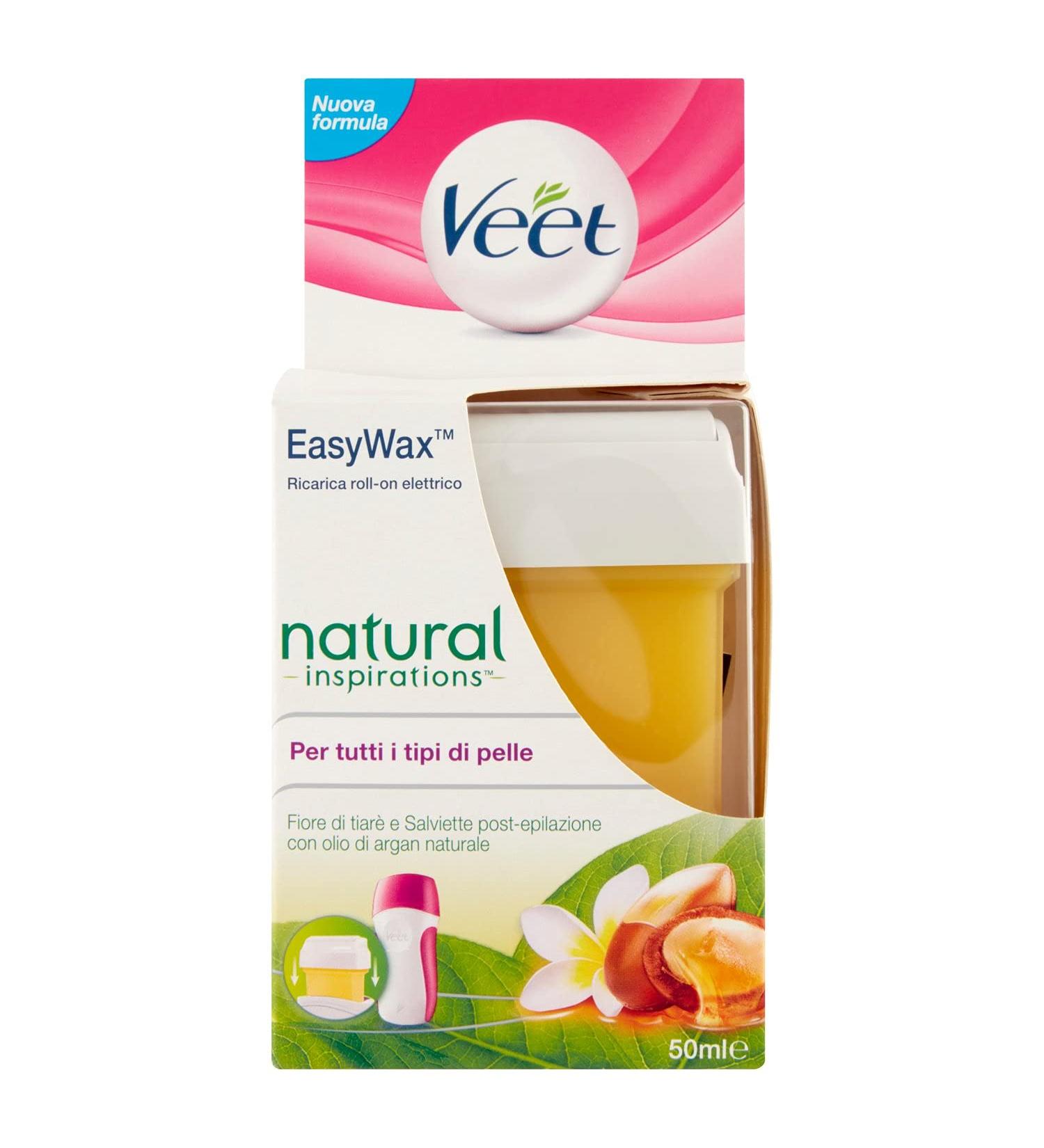 VEET Reload Roll-On Natural Inspirations Fiore Tiar & Argan Oil 50 Ml - Buy Online on GoSupps.com