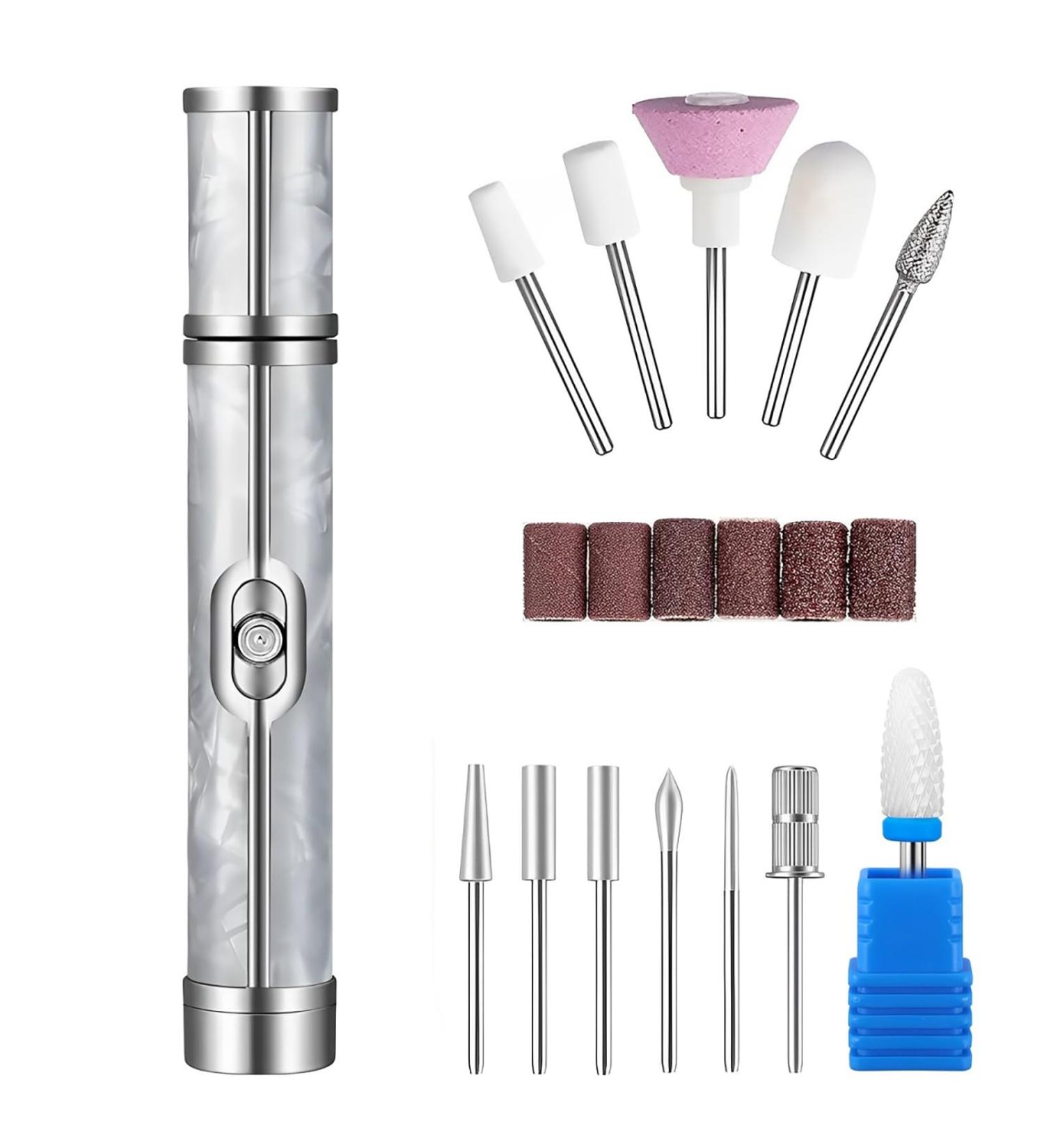 18 Grinding Heads Electric Nail File Toenail Grinder for Human Thick Toenails Toenail Grinder for Thick Nails Polishing Care Peeling Removal Edge Shaping Suitable for Various Nails and Shapes - Buy Online on GoSupps.com