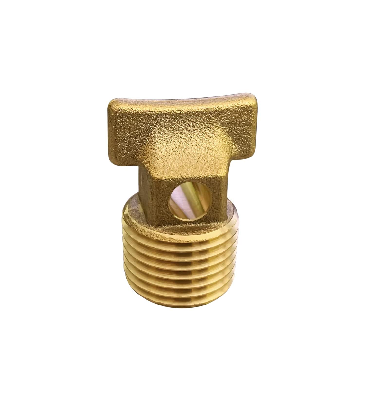 Boat Garboard Drain Plug - 1/2 NPT Thread Solid Brass - Ideal for Boat Hulls - Buy Online on GoSupps.com