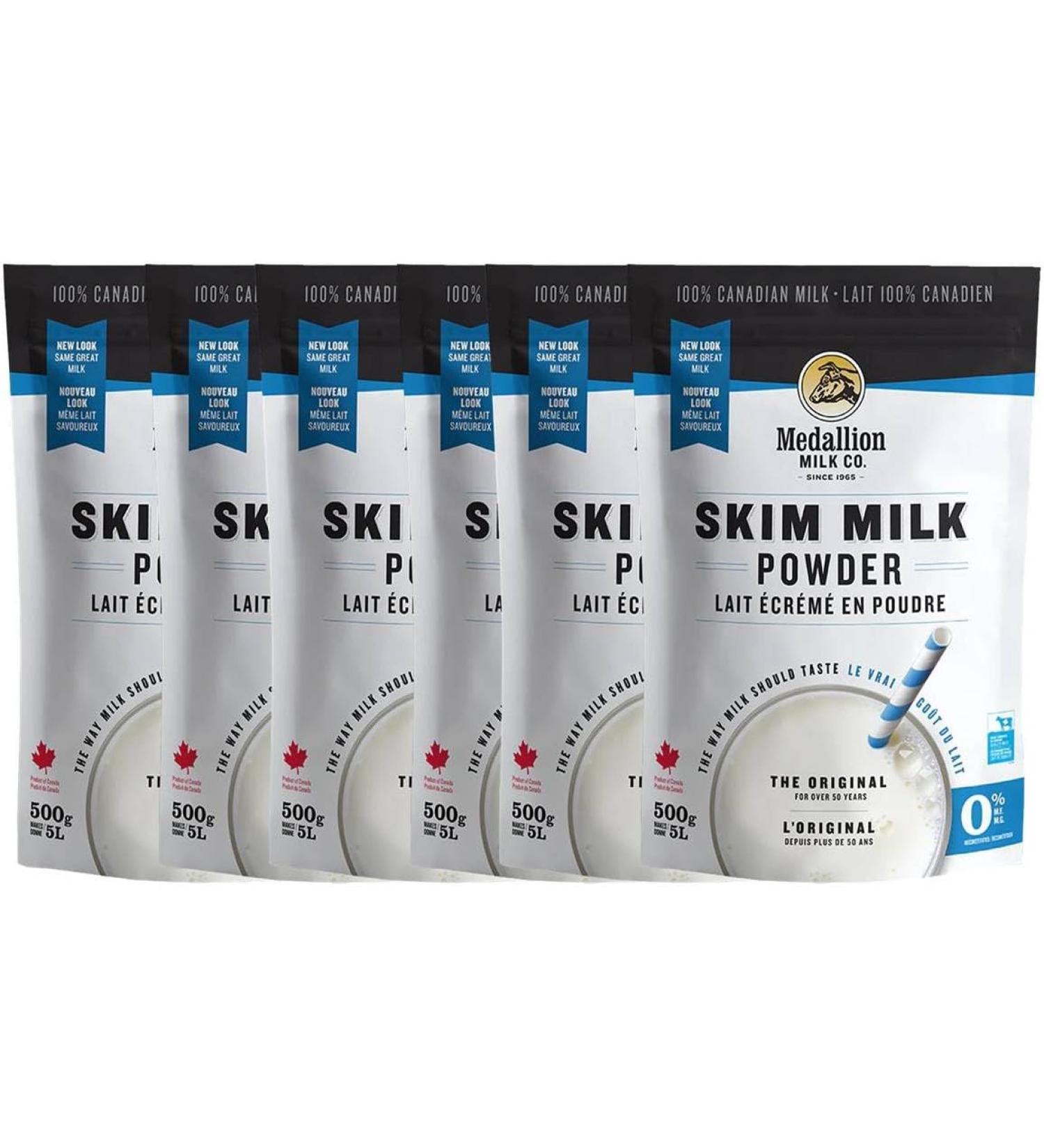 Medallion Skim Milk Powder 500g (Bag Package) (6 Bags) - Buy Online on GoSupps.com