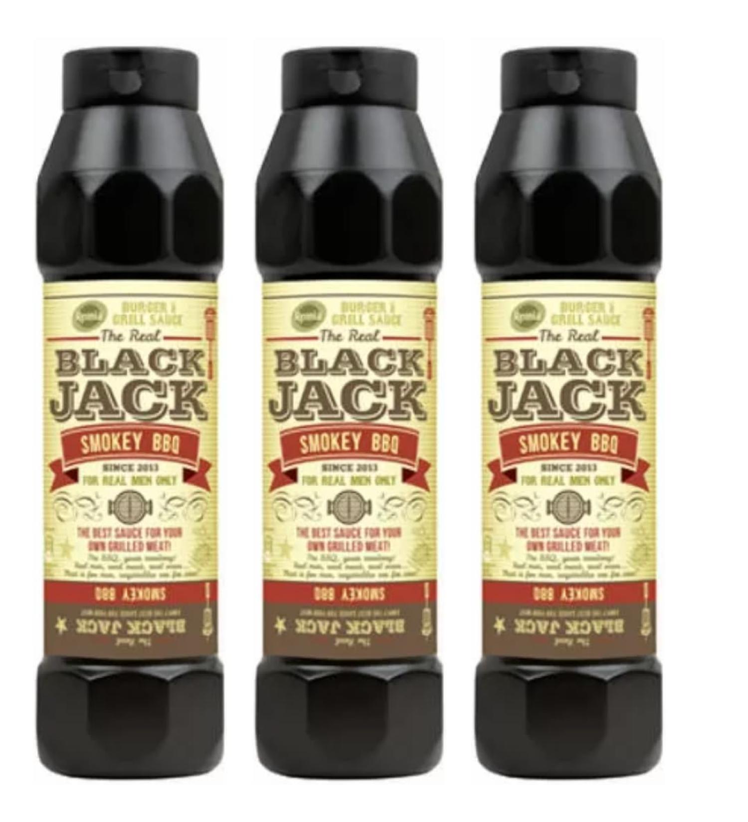 Remia Black Jack Smokey BBQ Saus Sauce 800 ml x 3 Pieces - Buy Online on GoSupps.com