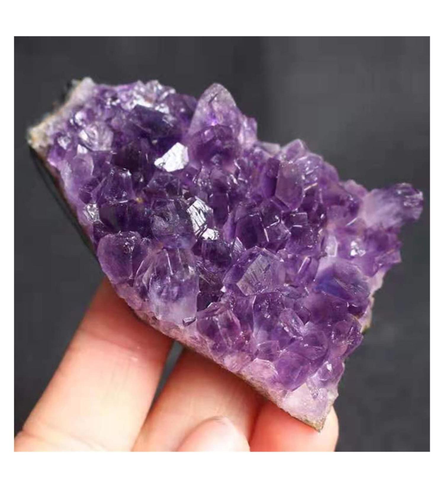 1Pcs Natural Uruguay Amethyst Cluster Home Decoration Purple Crystal StoneSpecimens Cluster Decor Semi-Precious Stone Jade Jewelry Stone Exorcise Evil Spirits (Color : Uruguay cluste ZJGIDTEM (Color 60-70g Uruguay Cluster - Buy Online on GoSupps.com