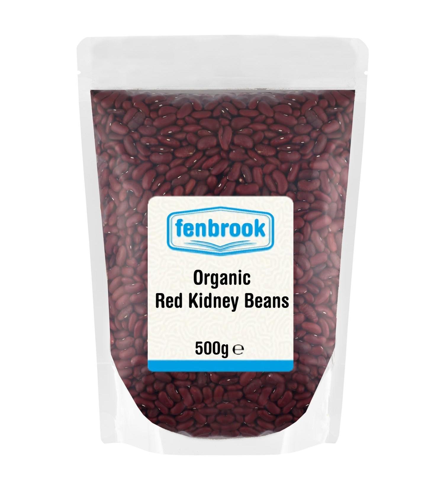 Certified Organic Red Kidney Beans (500g) by Fenbrook Organic - Buy Now! - Buy Online on GoSupps.com